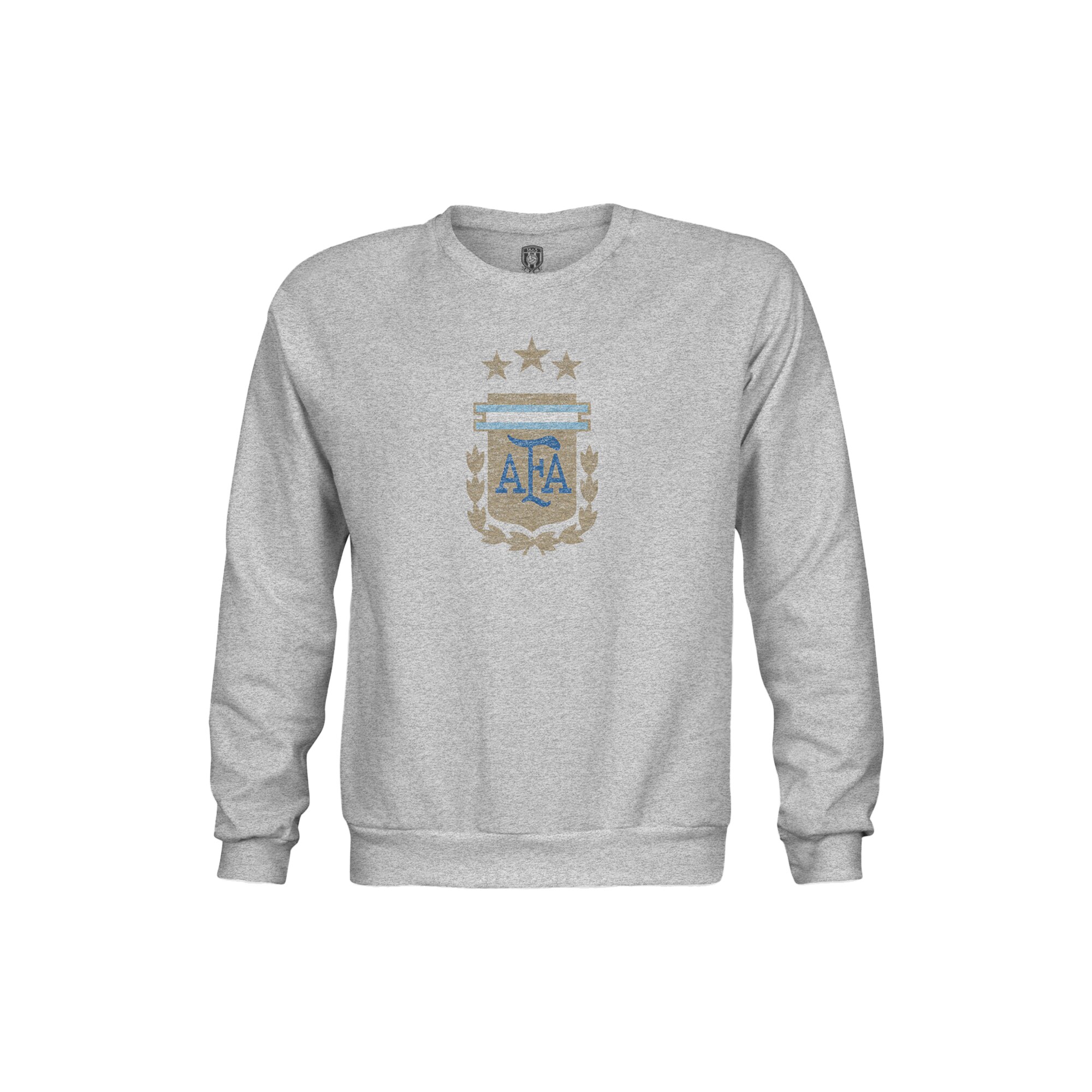 Shop argentina national team 1863fc youth pullover crewneck sweatshirt – heather gray – France Football Shirts & World Cup Jerseys