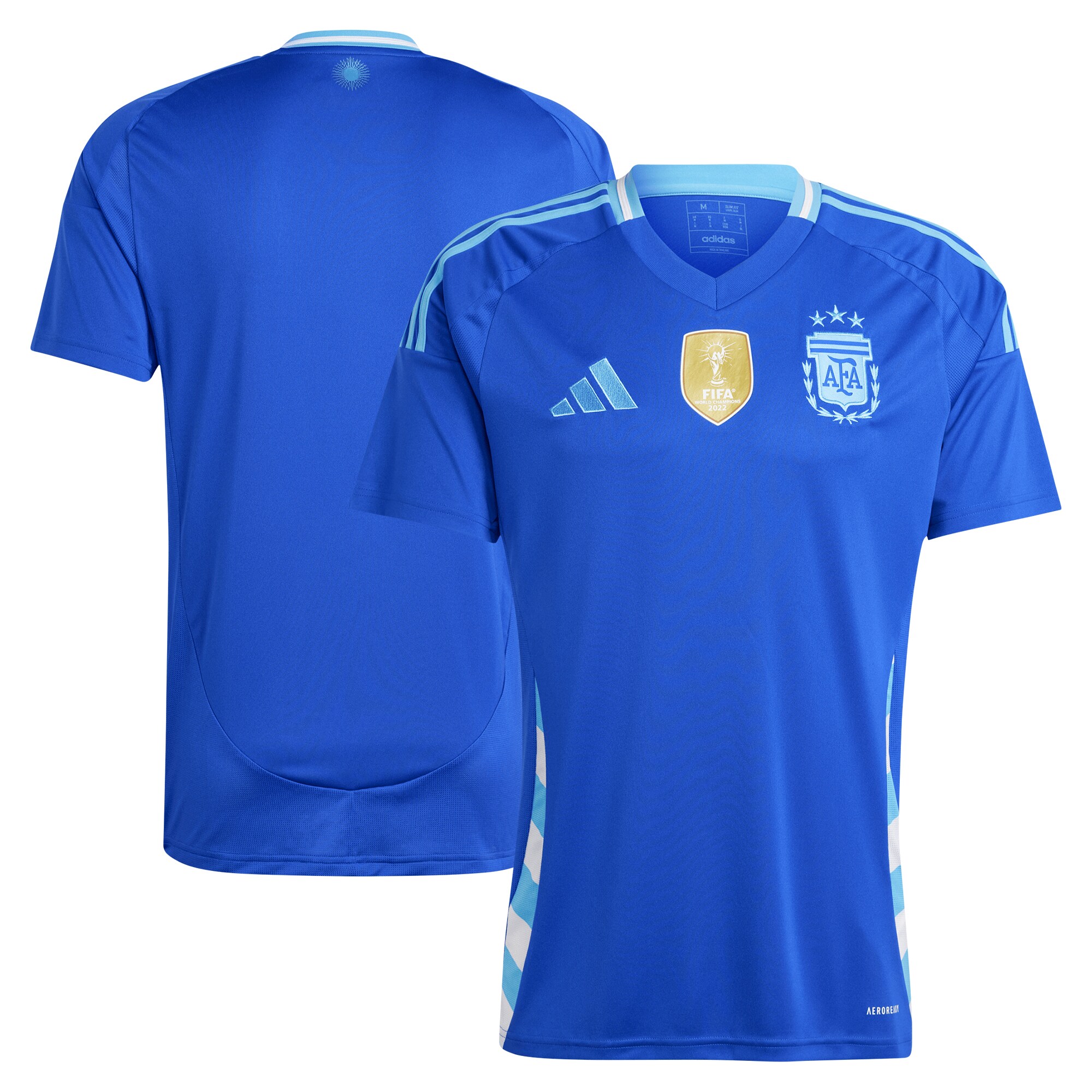 Shop argentina national team adidas 2024 away replica jersey – blue – France Football Shirts & World Cup Jerseys