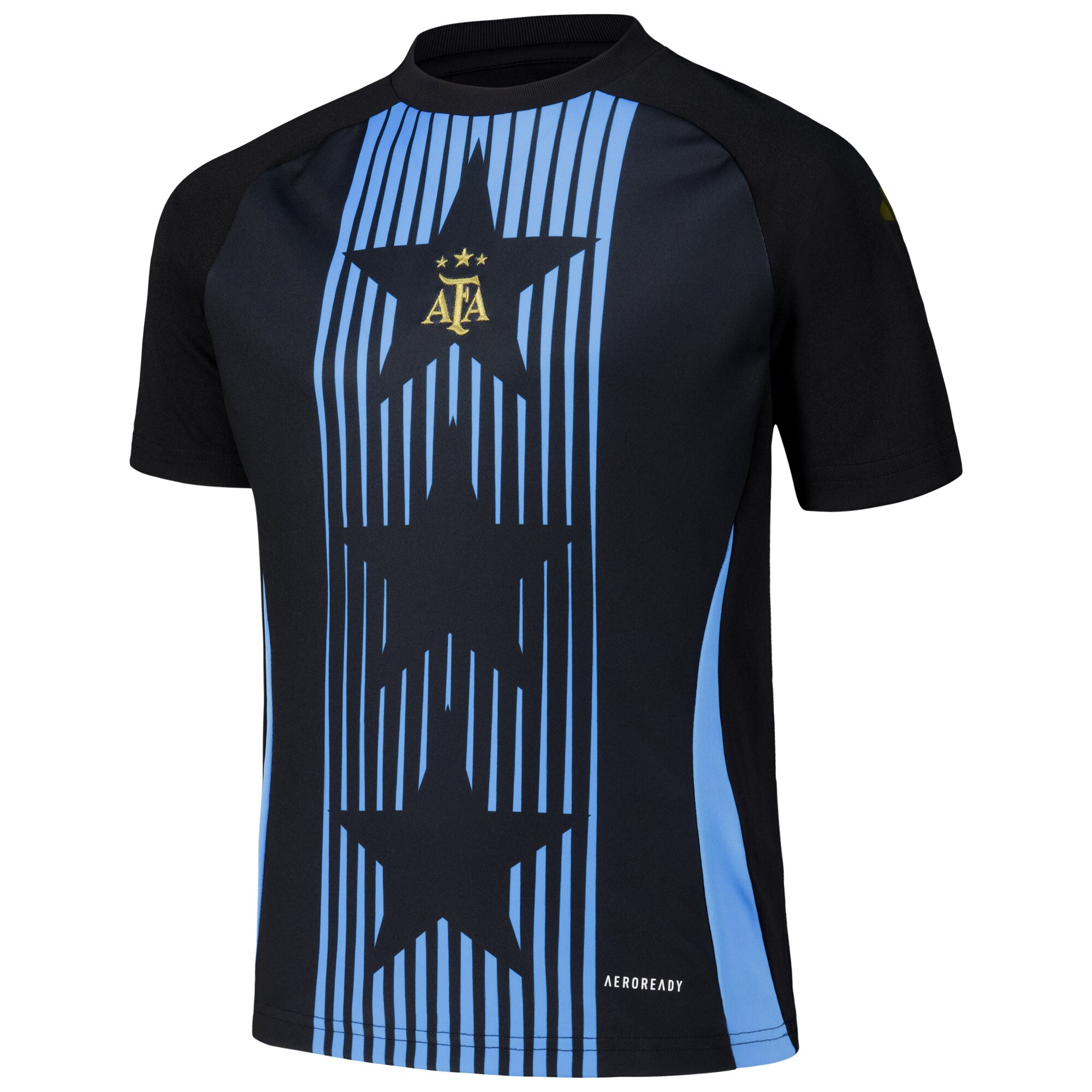 Shop argentina national team adidas youth 2024 pre-match top – black – France Football Shirts & World Cup Jerseys