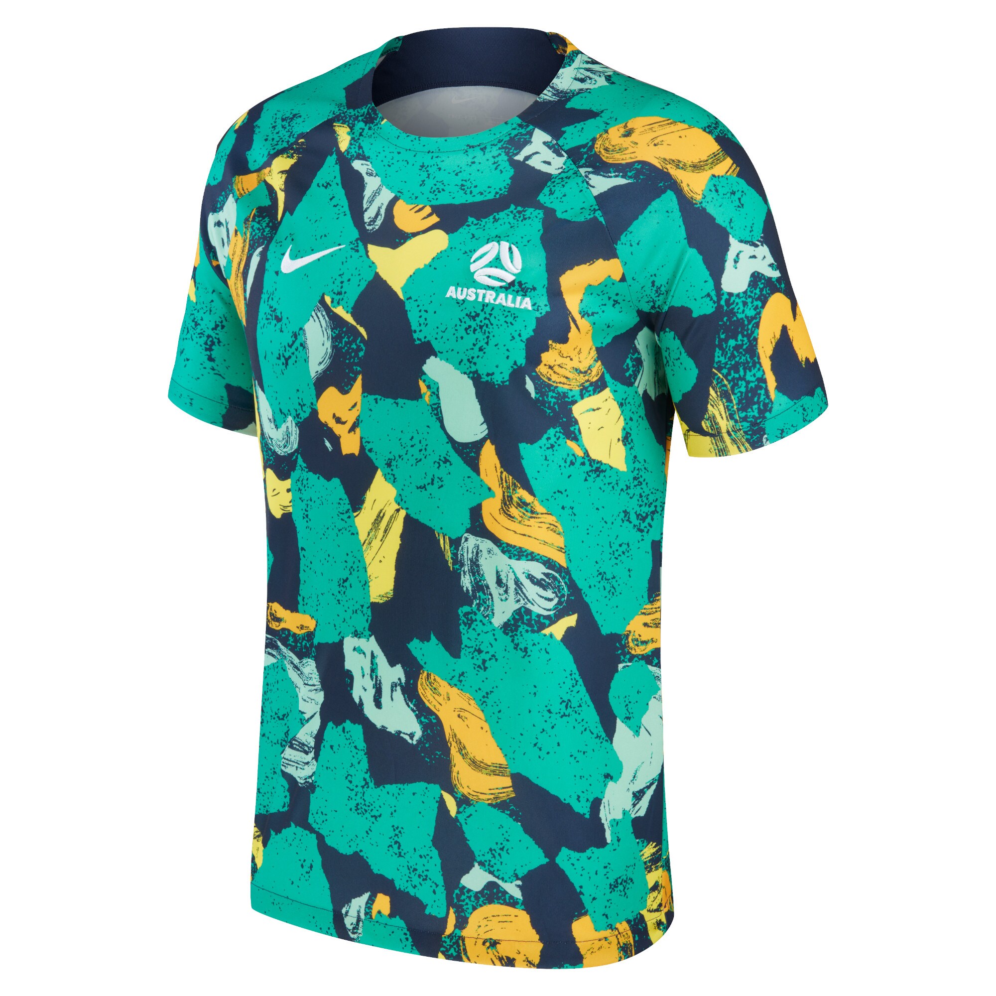 Shop australia national team nike 202223 pre-match top – greenyellow – France Football Shirts & World Cup Jerseys