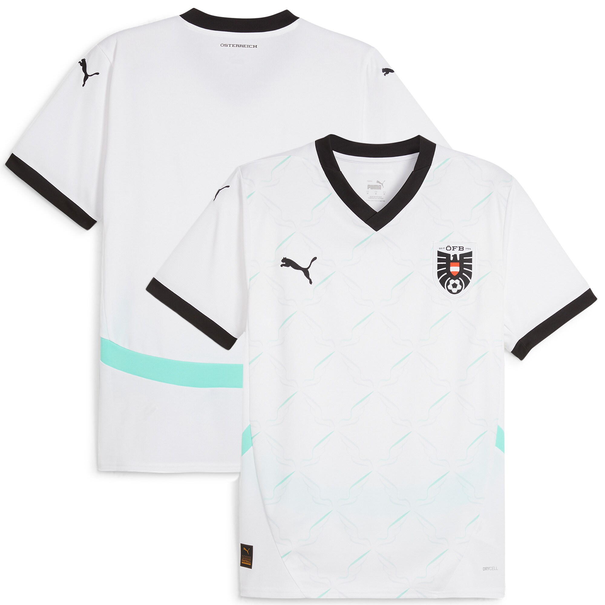 Shop austria national team puma 2024 away replica jersey – white – France Football Shirts & World Cup Jerseys