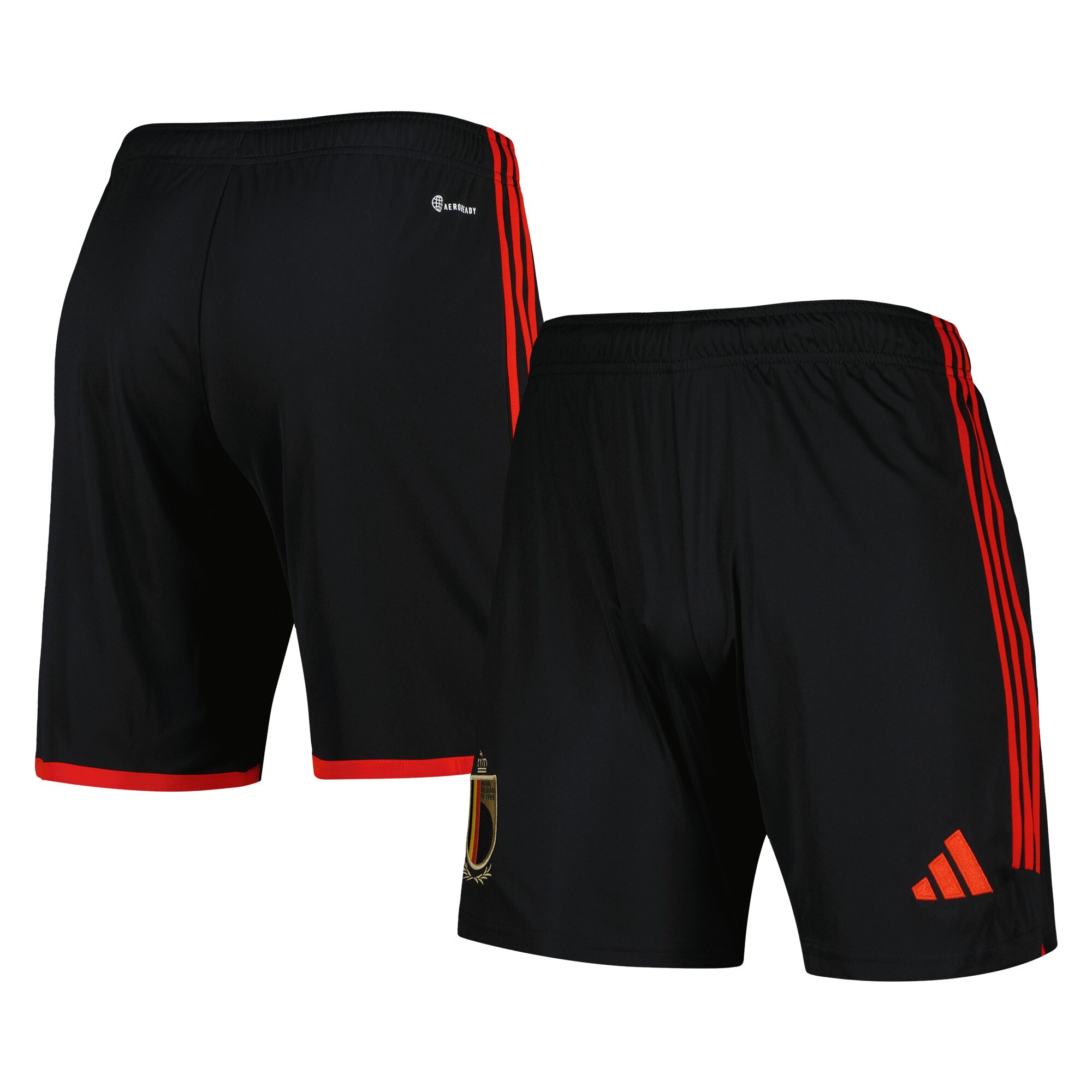 Shop belgium national team adidas aeroready replica shorts – black – France Football Shirts & World Cup Jerseys