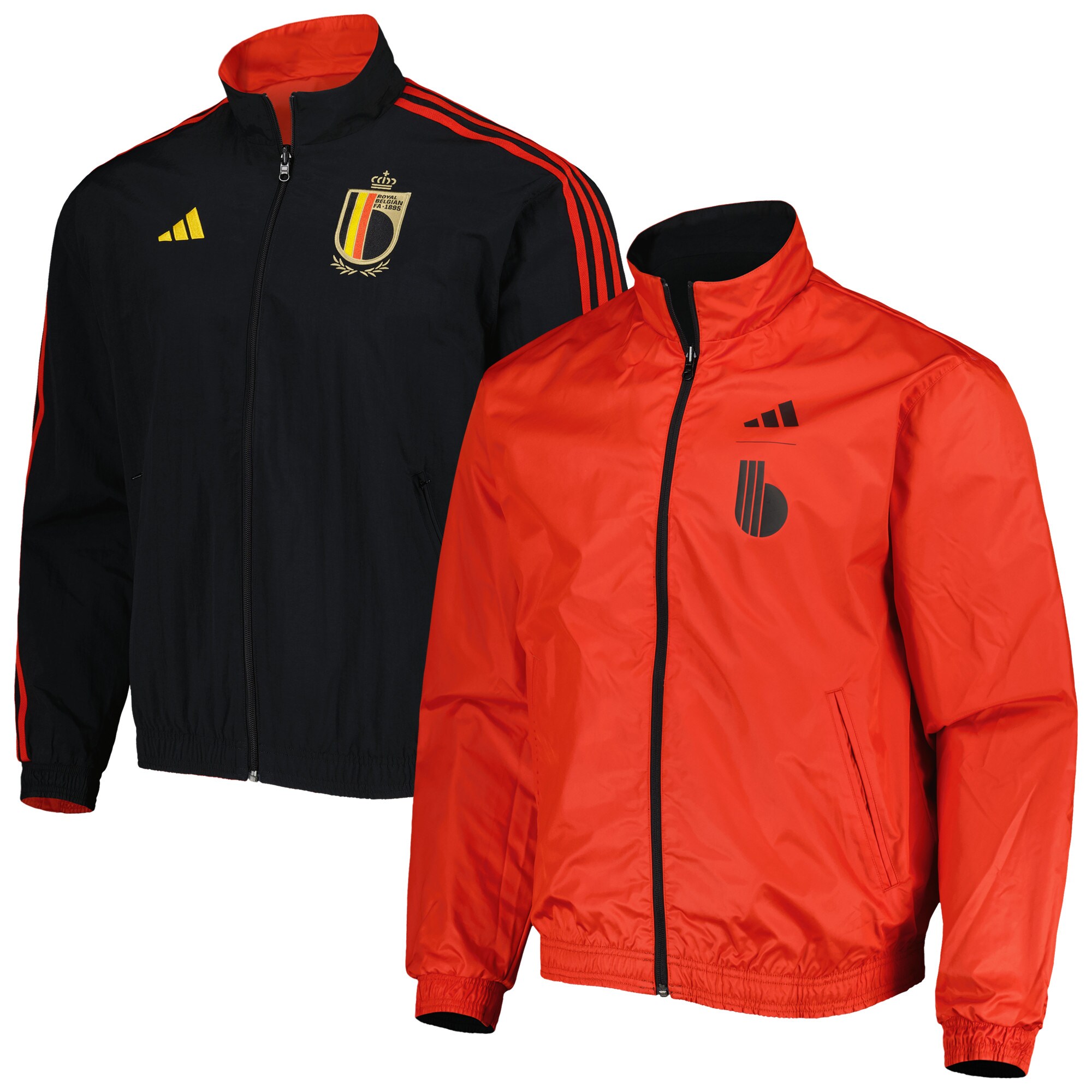 Shop belgium national team adidas aeroready reversible anthem reversible full-zip jacket – redblack – France Football Shirts & World Cup Jerseys
