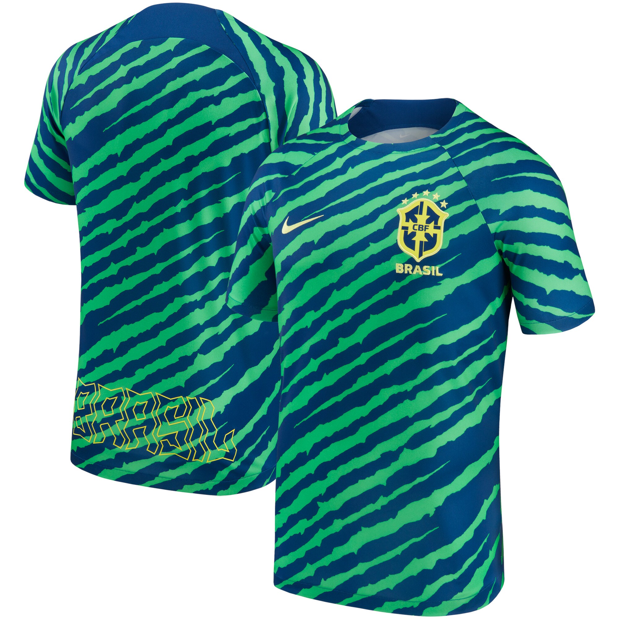 Shop brazil national team nike 202223 pre-match top – bluegreen – France Football Shirts & World Cup Jerseys