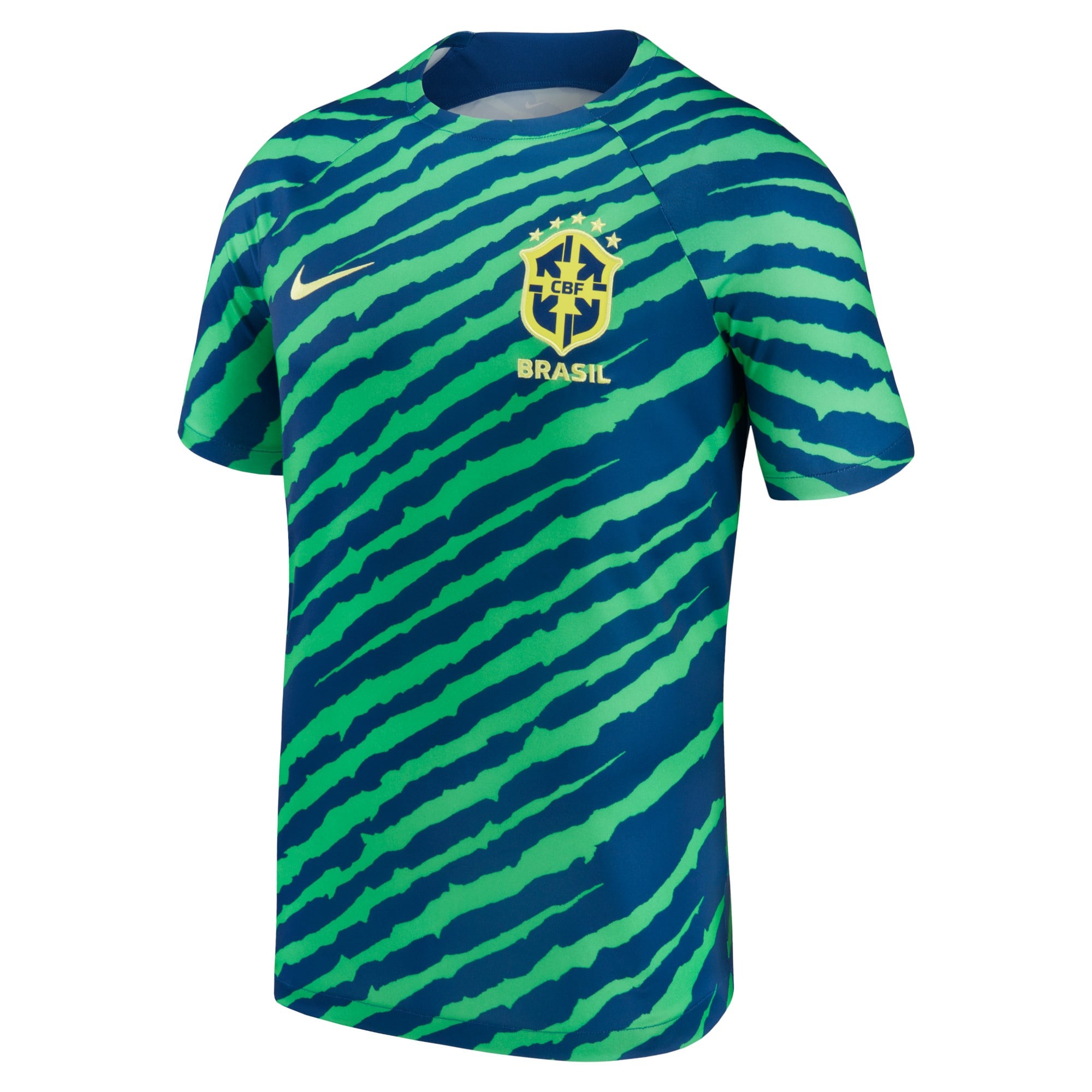 Shop brazil national team nike 202223 pre-match top – bluegreen – France Football Shirts & World Cup Jerseys