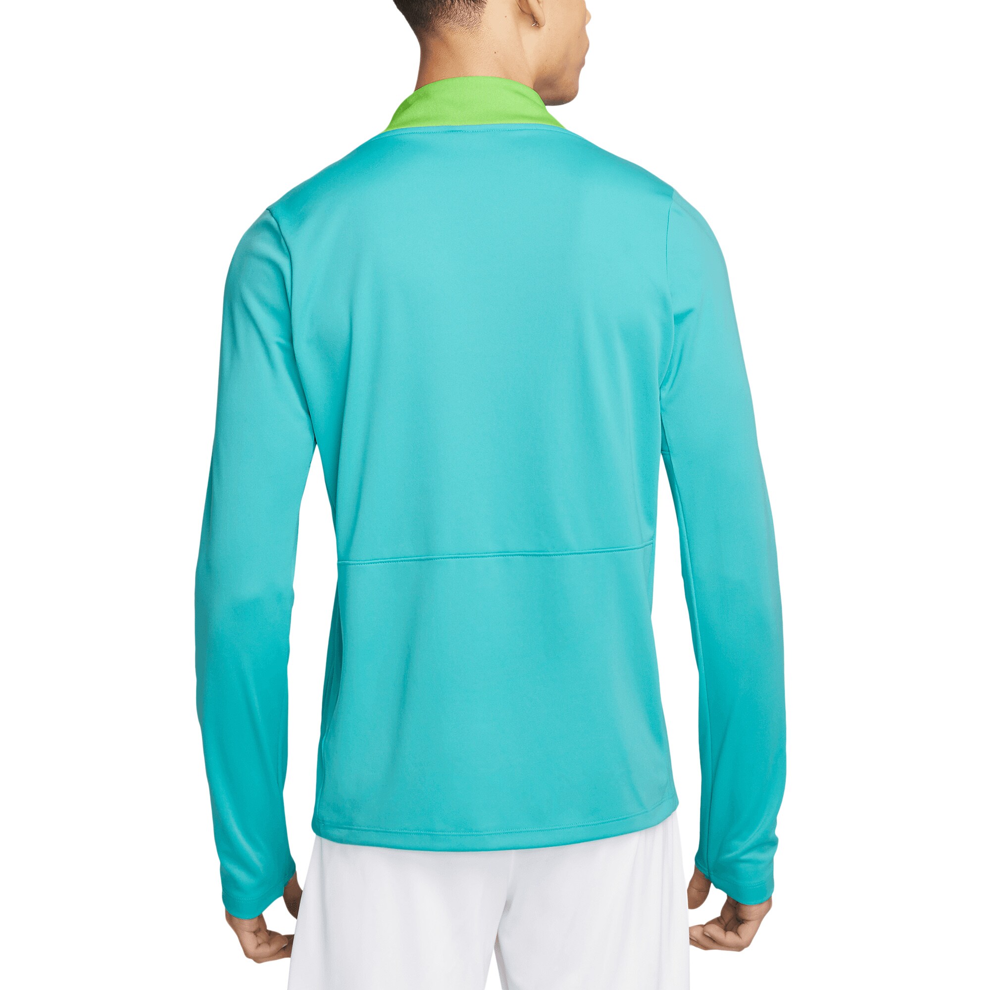 Shop brazil national team nike 2024 academy pro drill performance quarter-zip pullover top – blue – France Football Shirts & World Cup Jerseys