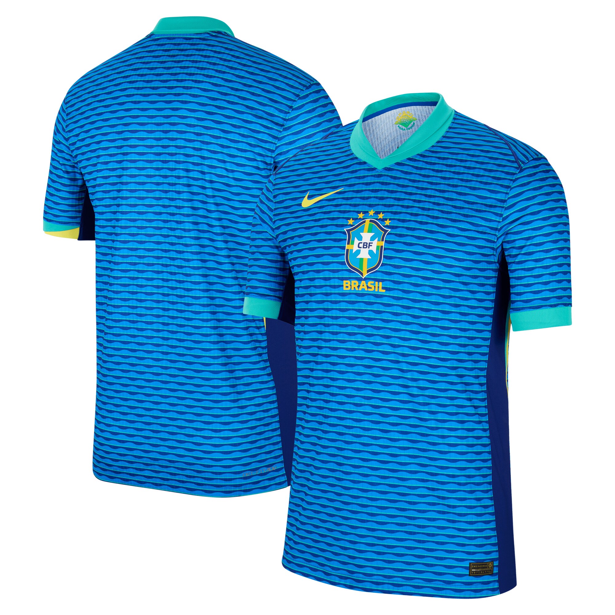 Shop brazil national team nike 2024 away match authentic jersey – blue – France Football Shirts & World Cup Jerseys
