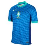 Shop brazil national team nike 2024 away stadium replica jersey – blue – France Football Shirts & World Cup Jerseys