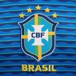 Shop brazil national team nike 2024 away stadium replica jersey – blue – France Football Shirts & World Cup Jerseys