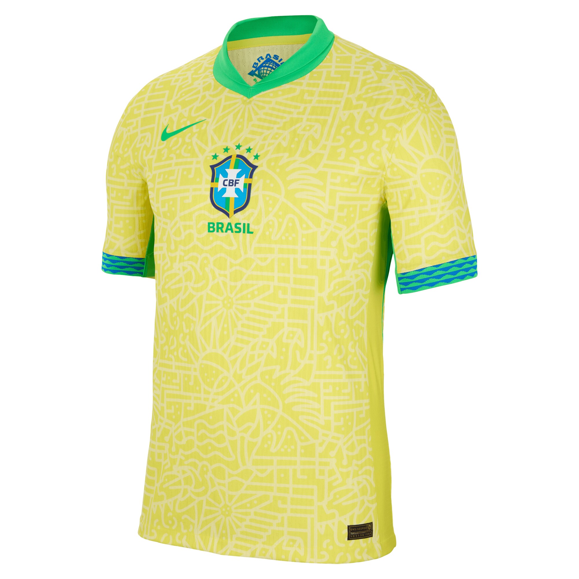 Shop brazil national team nike 2024 home match authentic jersey – yellow – France Football Shirts & World Cup Jerseys