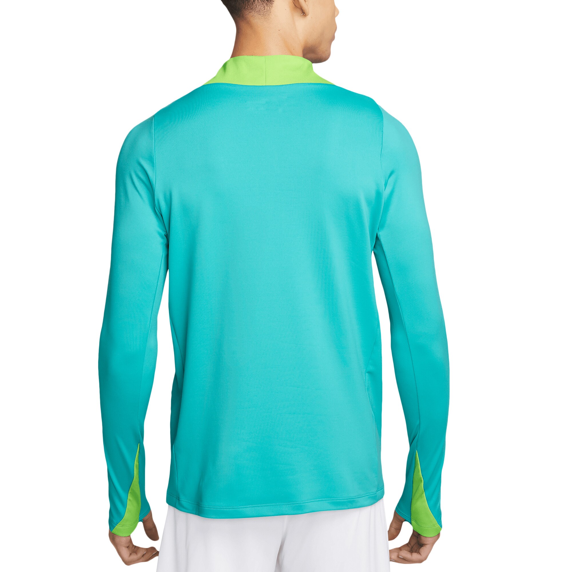 Shop brazil national team nike 2024 strike drill performance quarter-zip pullover top – aqua – France Football Shirts & World Cup Jerseys
