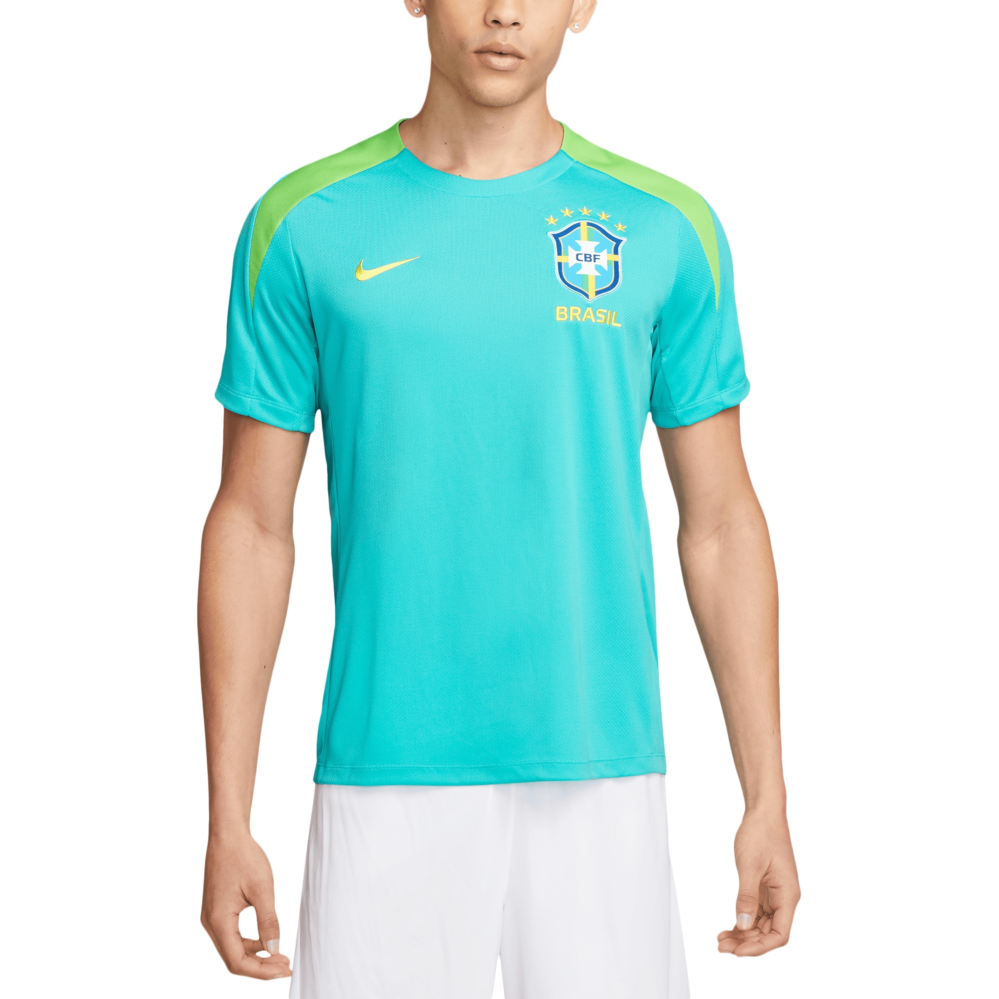 Shop brazil national team nike 2024 strike performance top – aqua – France Football Shirts & World Cup Jerseys