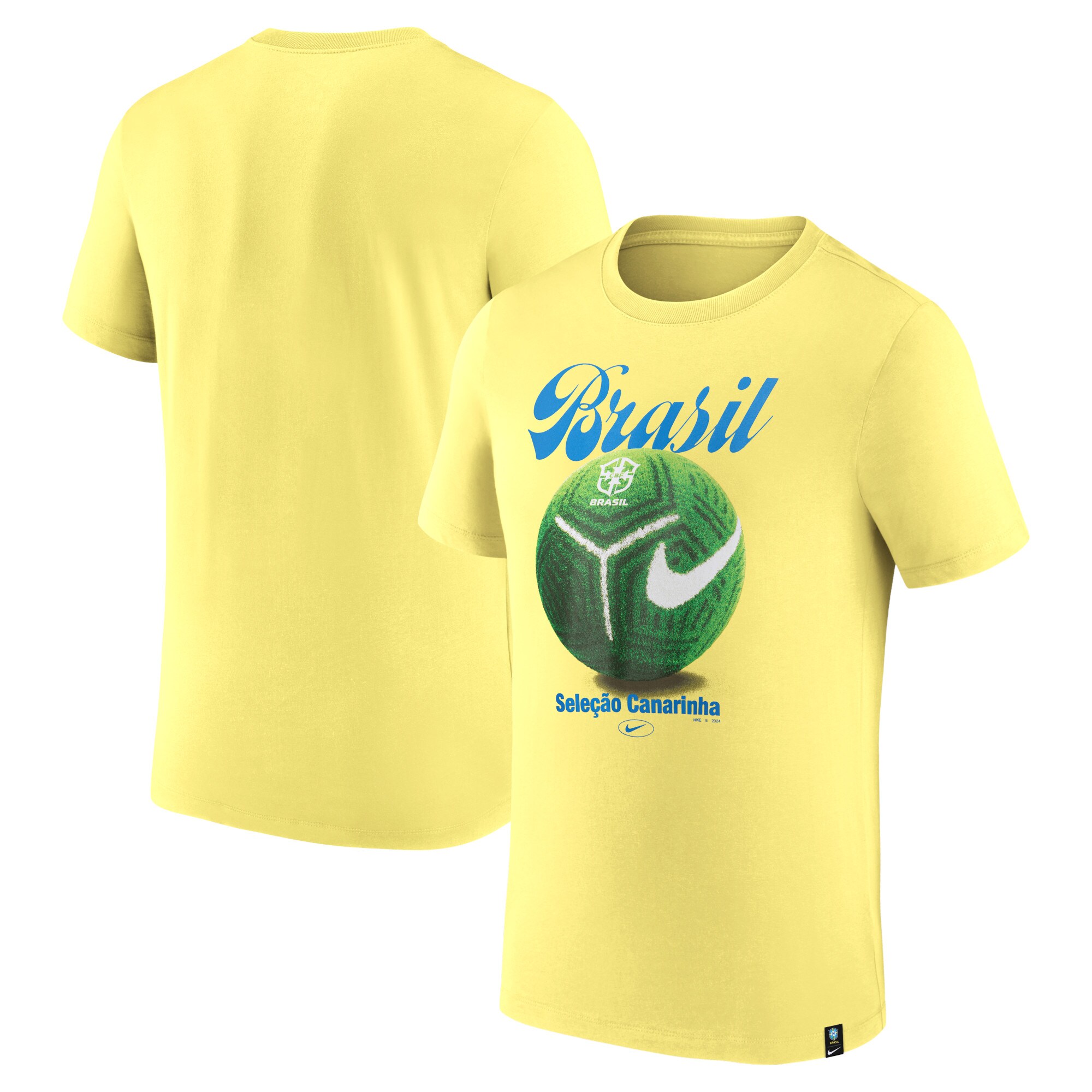 Shop brazil national team nike home field t-shirt – yellow – France Football Shirts & World Cup Jerseys
