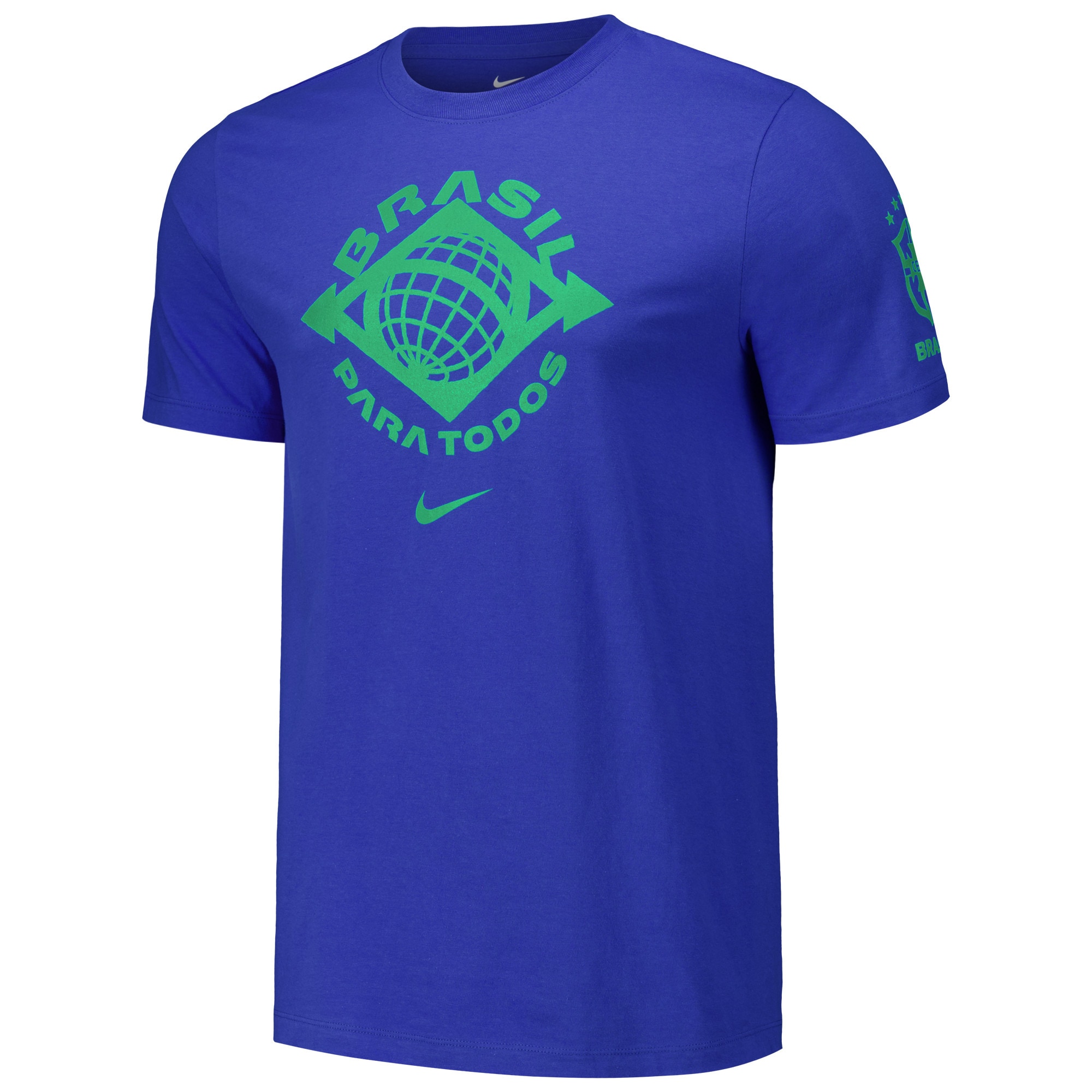 Shop brazil national team nike localized core cotton t-shirt – royal – France Football Shirts & World Cup Jerseys