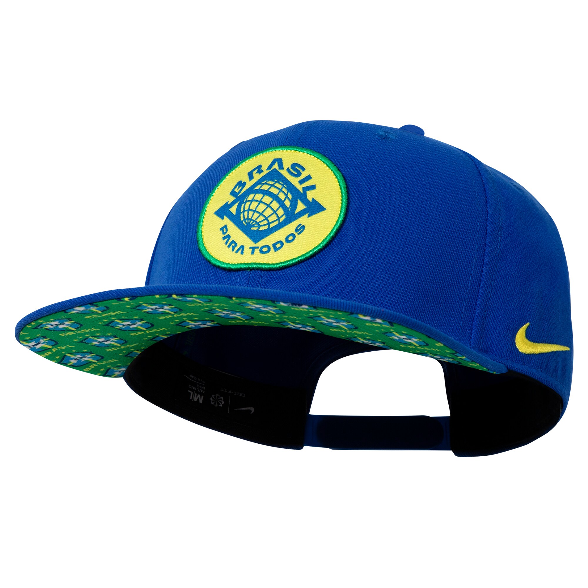 Shop brazil national team nike pro snapback hat – royal – France Football Shirts & World Cup Jerseys