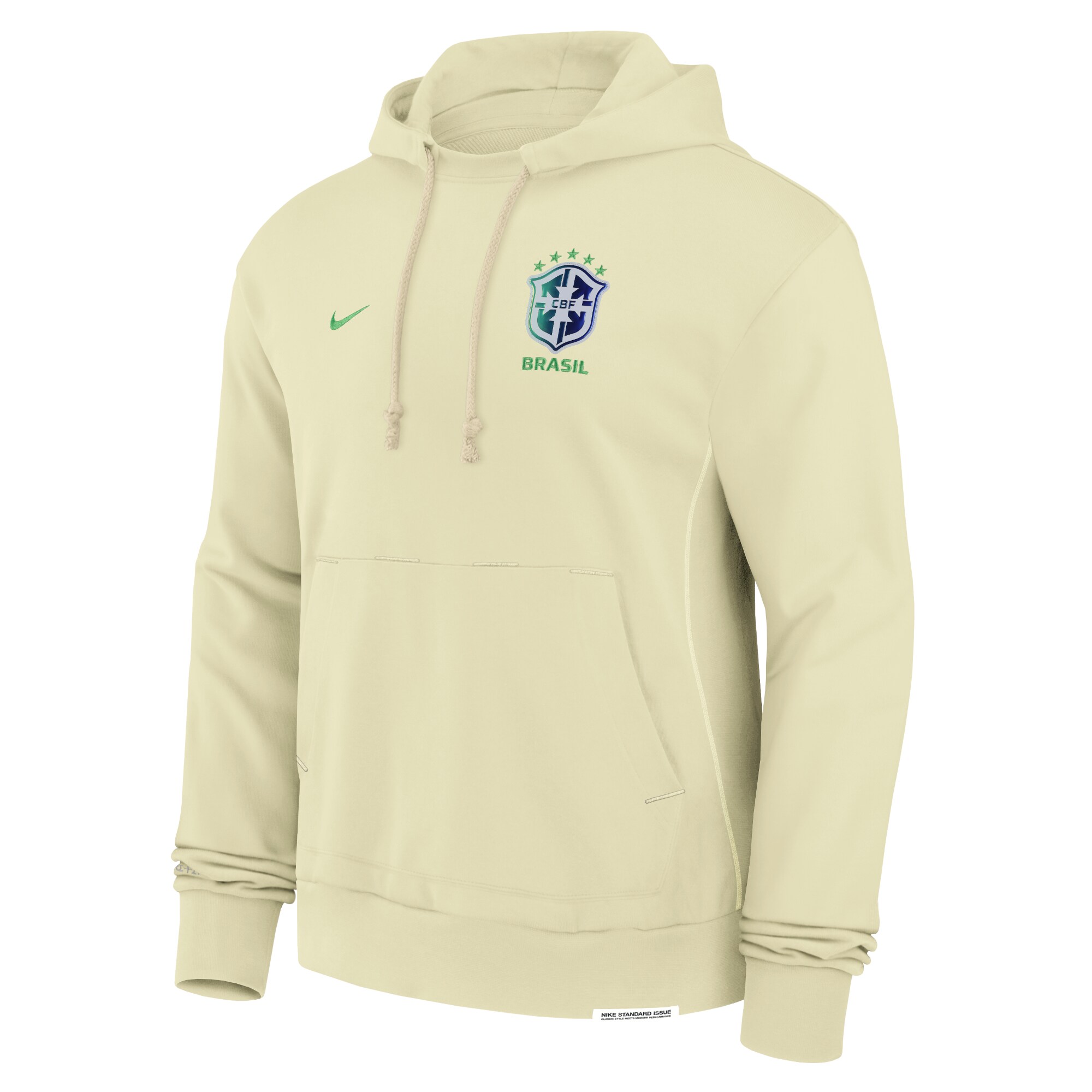 Shop brazil national team nike standard issue pullover hoodie – yellow – France Football Shirts & World Cup Jerseys