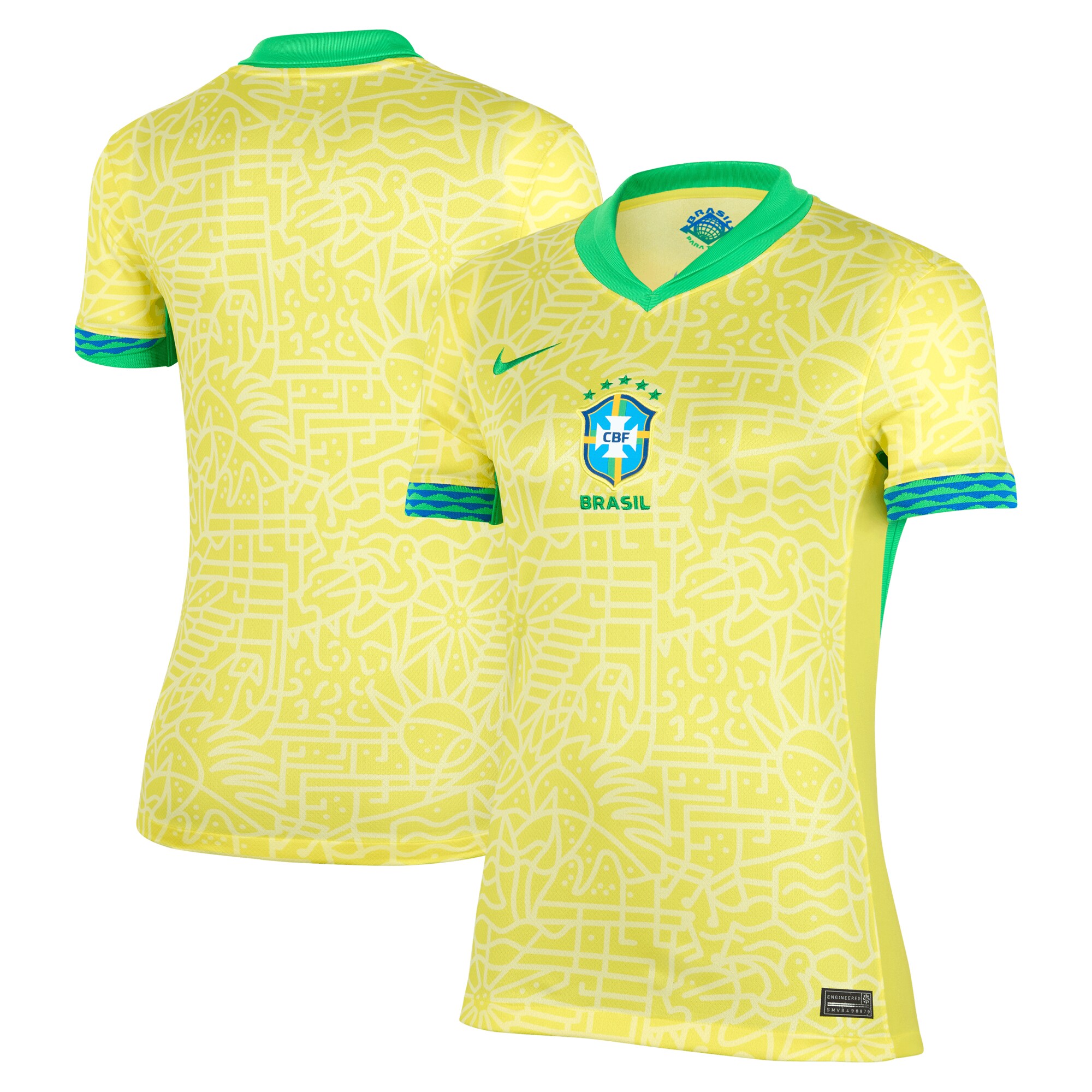 Shop brazil national team nike women8217s 2024 home stadium replica jersey – yellow – France Football Shirts & World Cup Jerseys