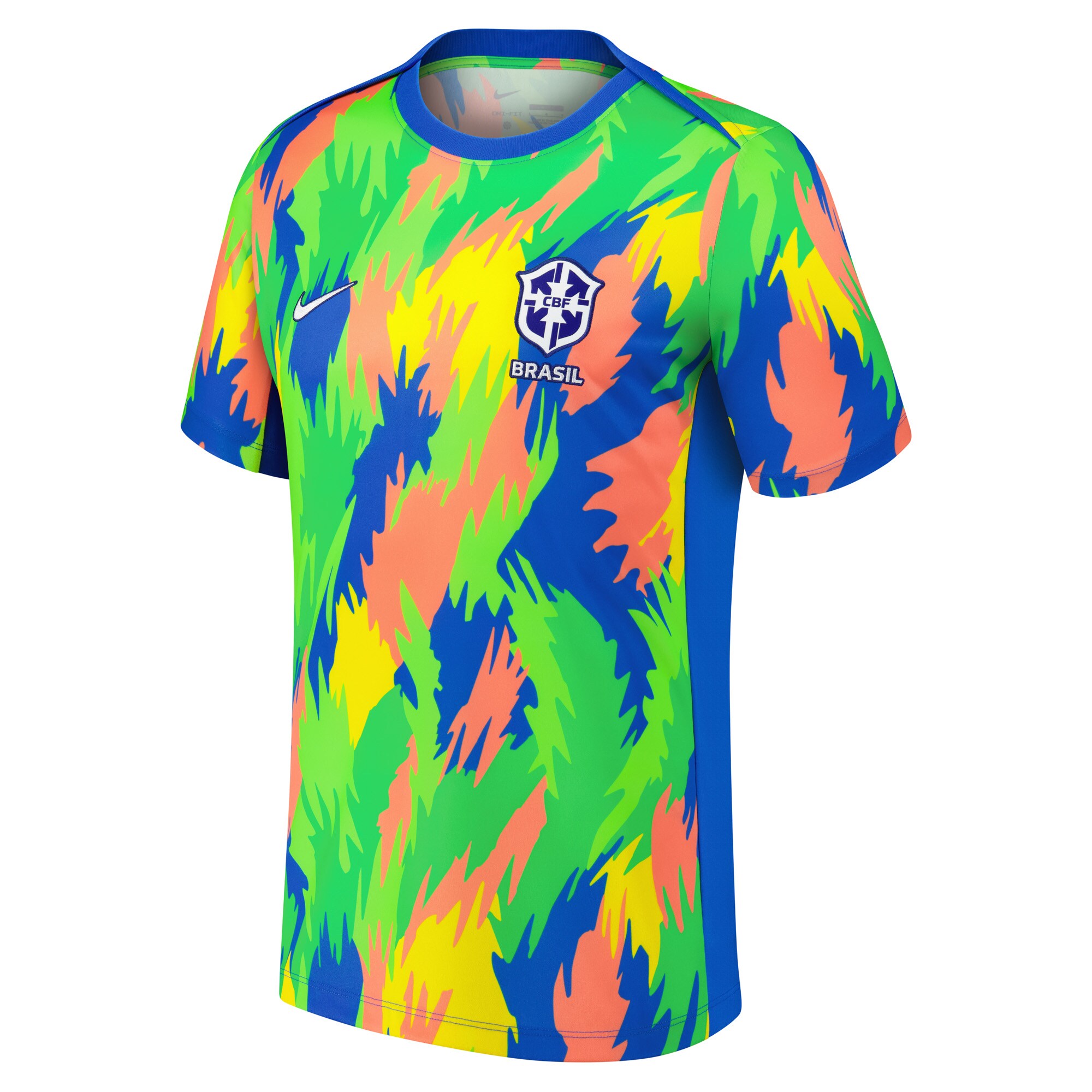 Shop brazil women8217s national team nike 2025 academy pro pre-match performance top – blue – France Football Shirts & World Cup Jerseys