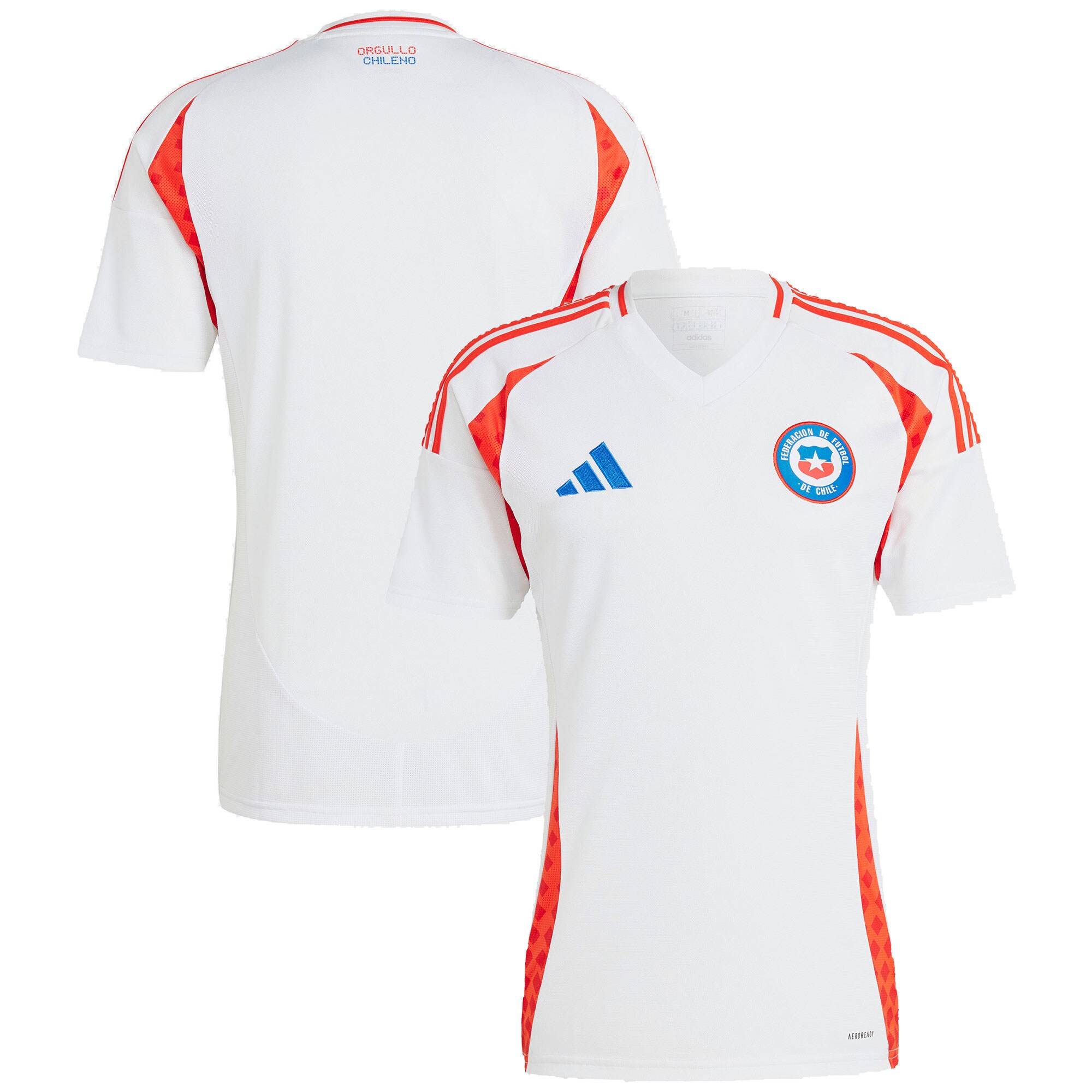 Shop chile national team adidas 2024 away replica jersey – white – France Football Shirts & World Cup Jerseys