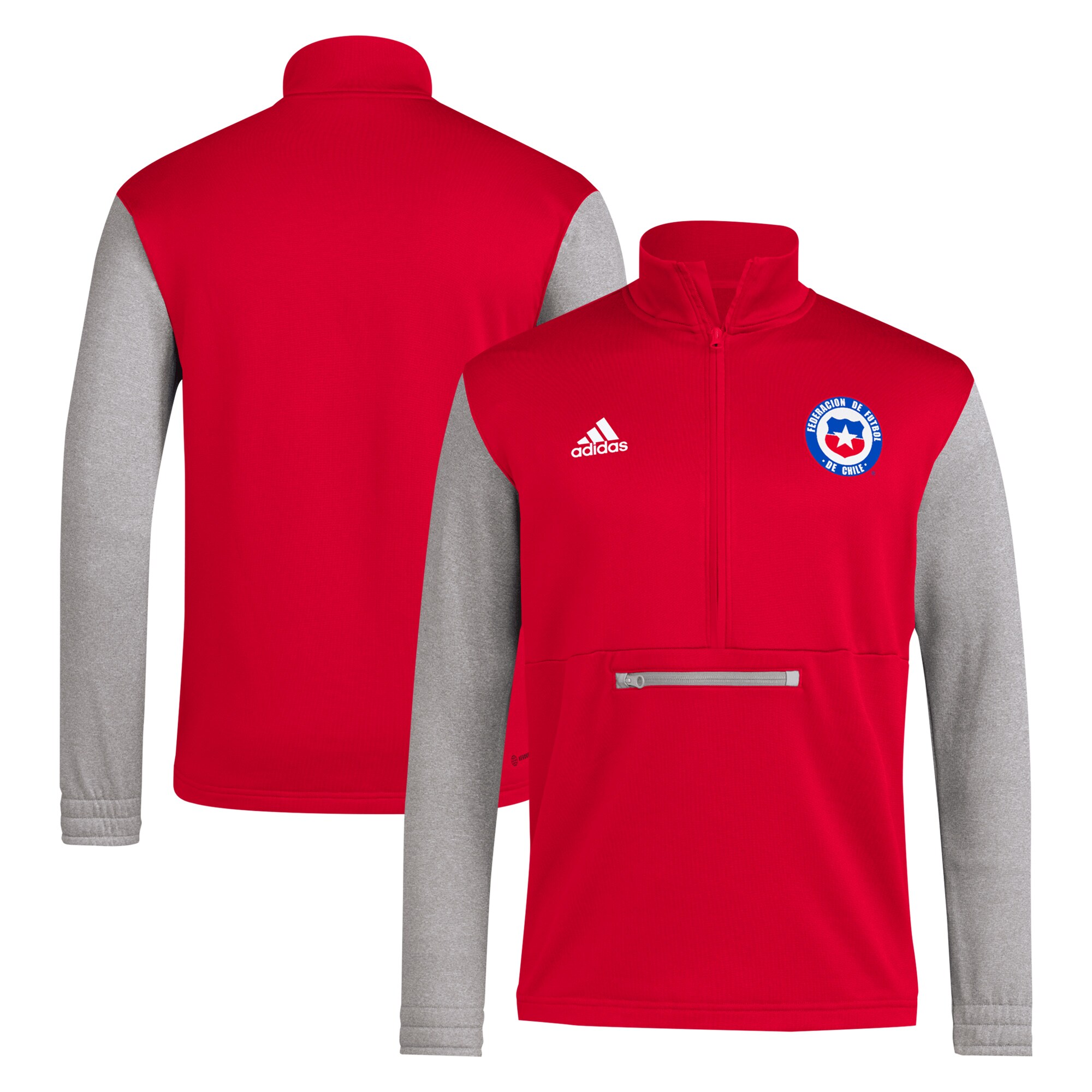 Shop chile national team adidas aeroready half-zip top – red – France Football Shirts & World Cup Jerseys