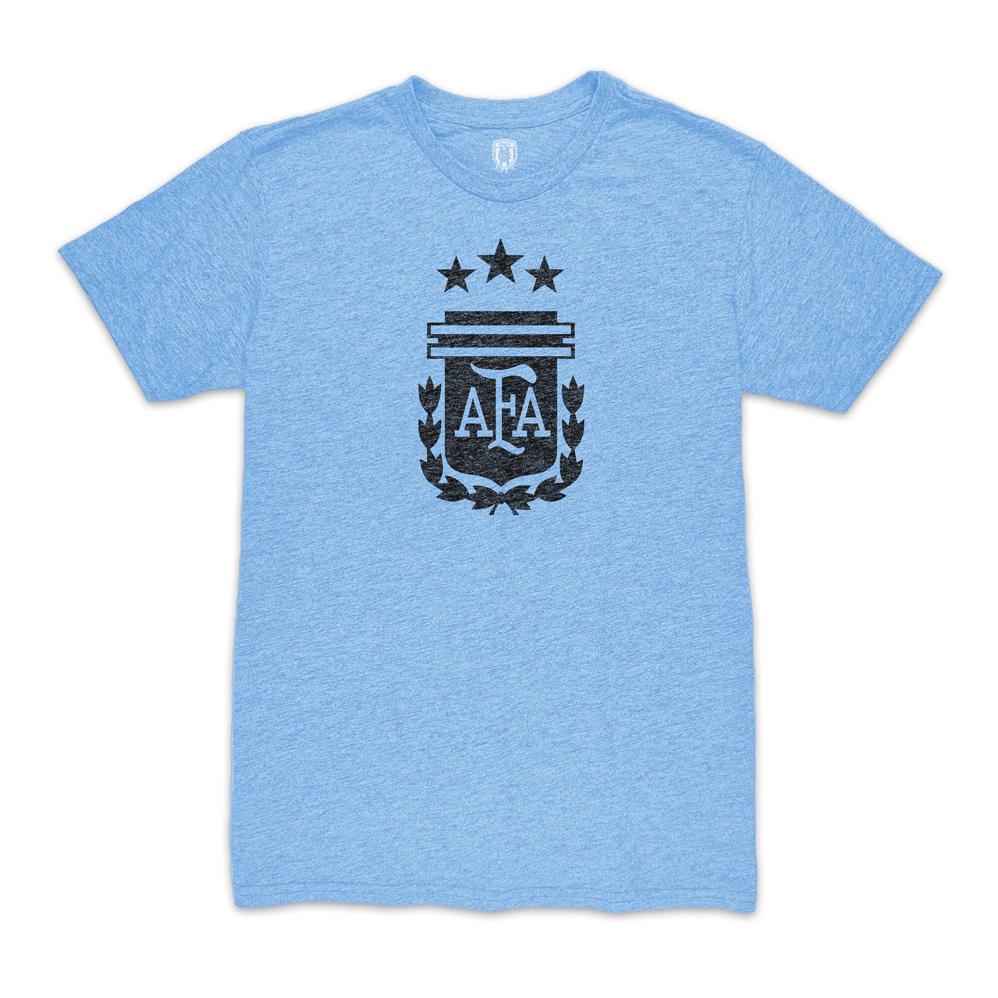 Shop cristian romero argentina national team 1863fc player vintage tri-blend t-shirt – light blue – France Football Shirts & World Cup Jerseys
