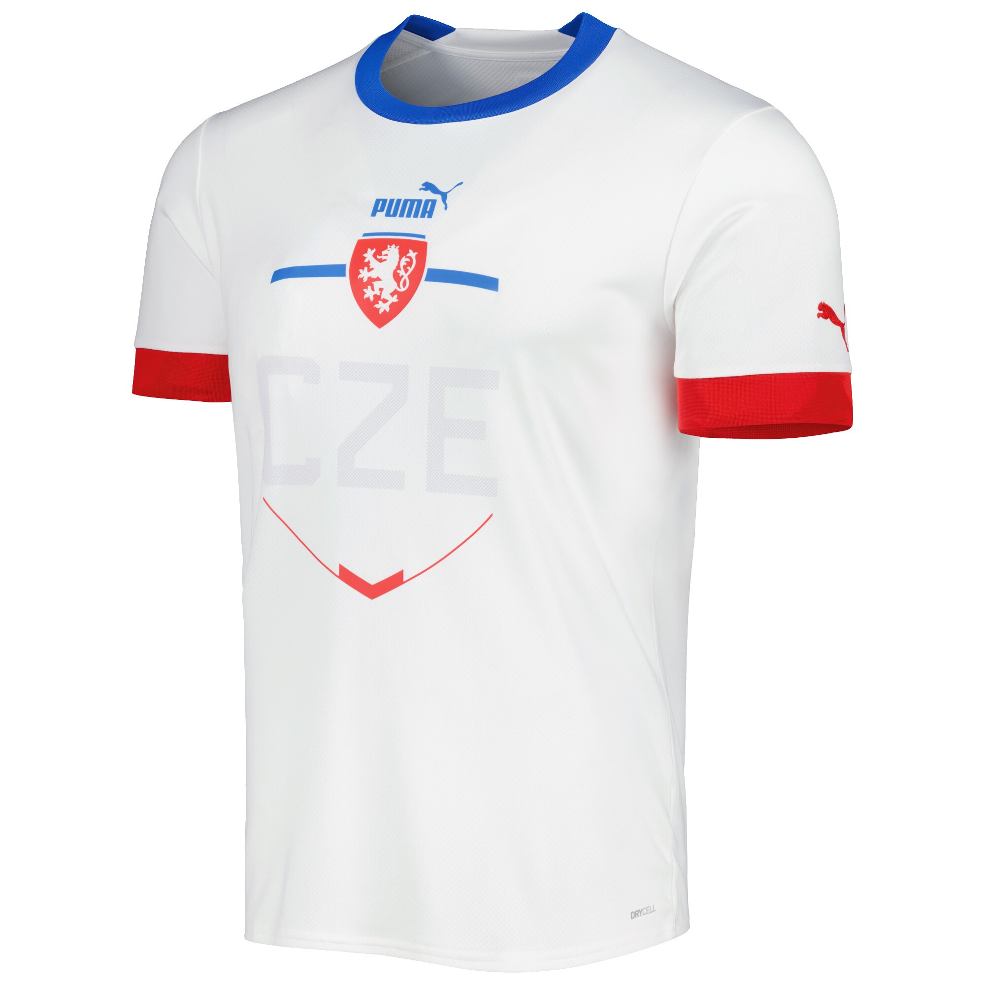 Shop czech republic national team puma 202223 away replica jersey – white – France Football Shirts & World Cup Jerseys