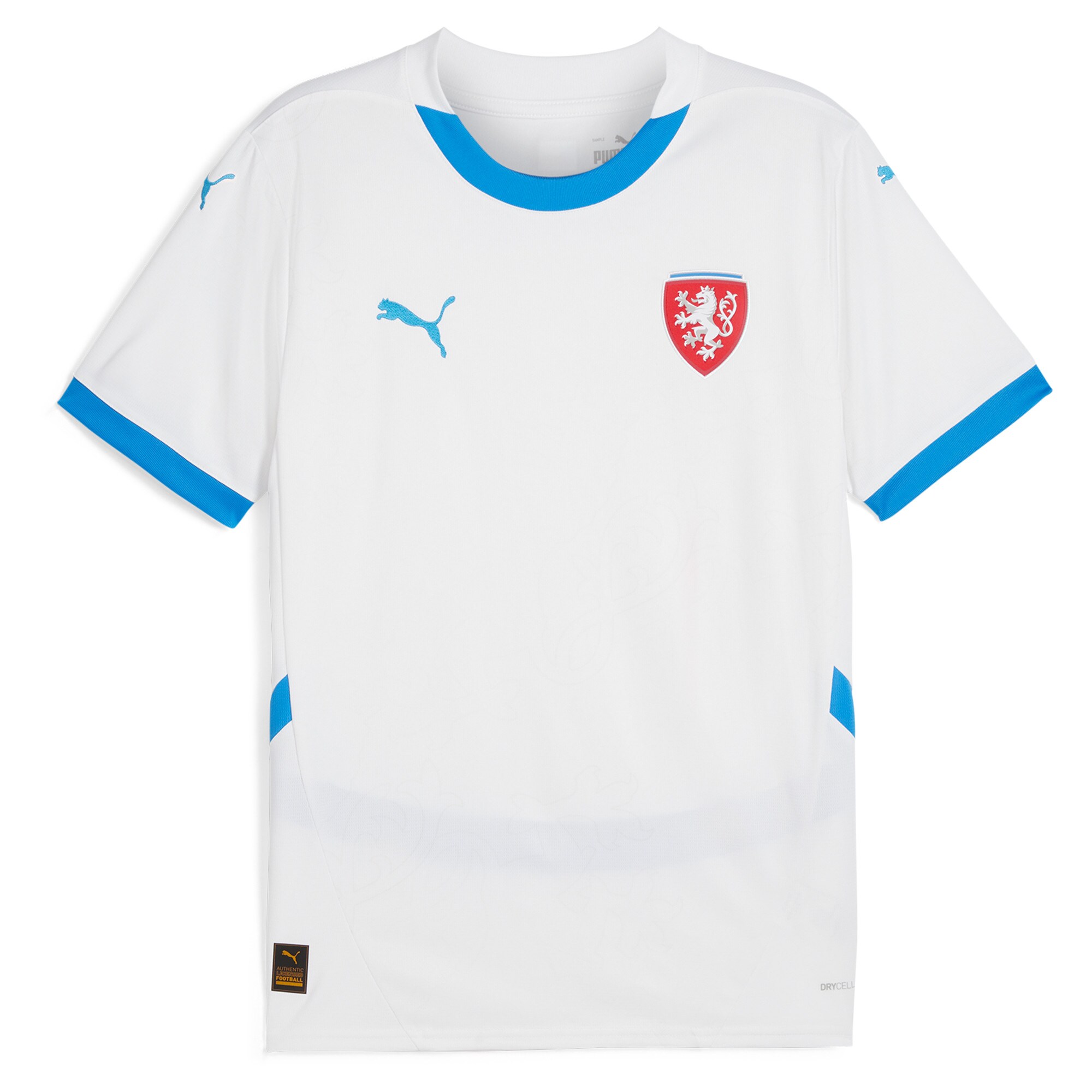 Shop czech republic national team puma 2024 away replica jersey – white – France Football Shirts & World Cup Jerseys
