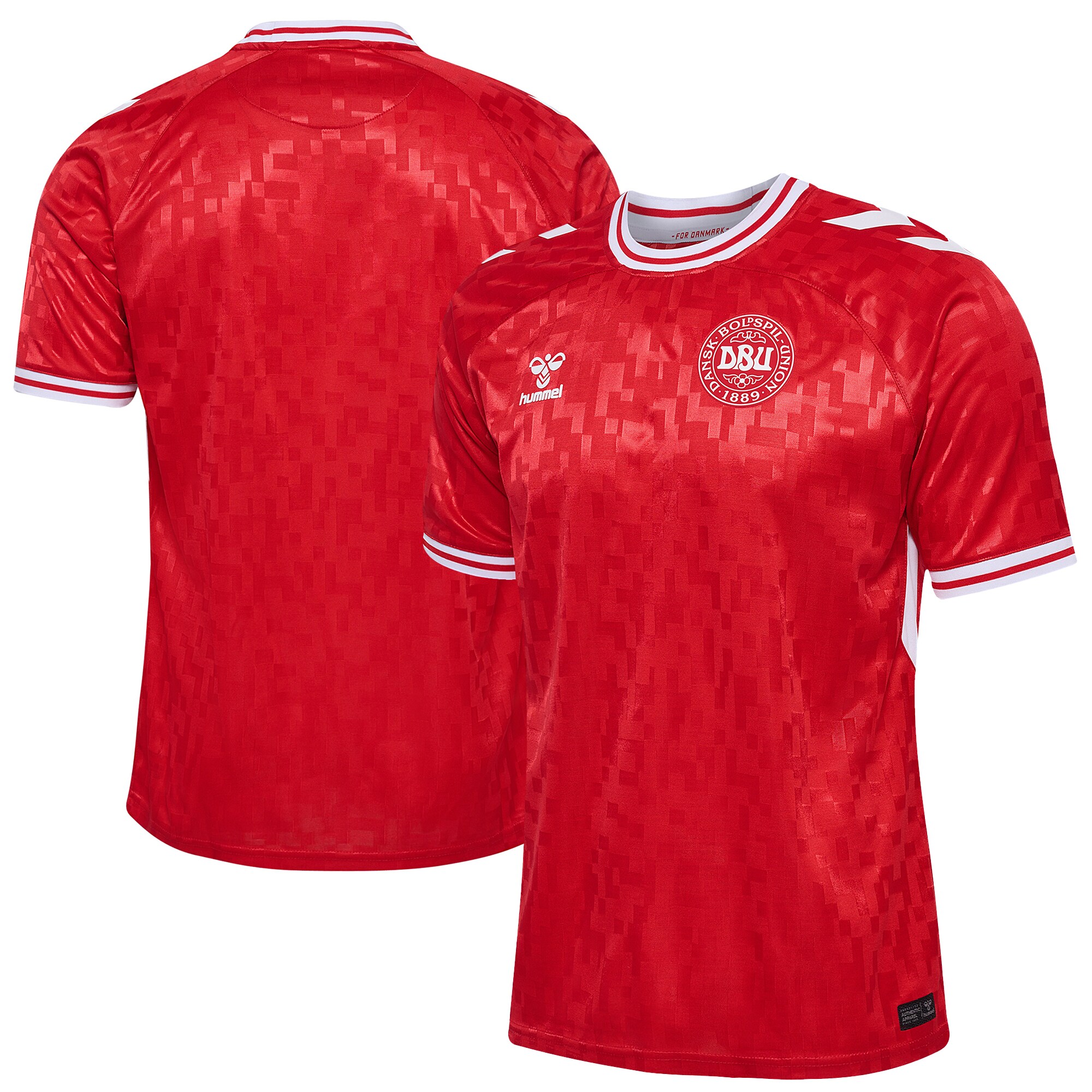 Shop denmark national team 2024 home replica jersey – red – France Football Shirts & World Cup Jerseys