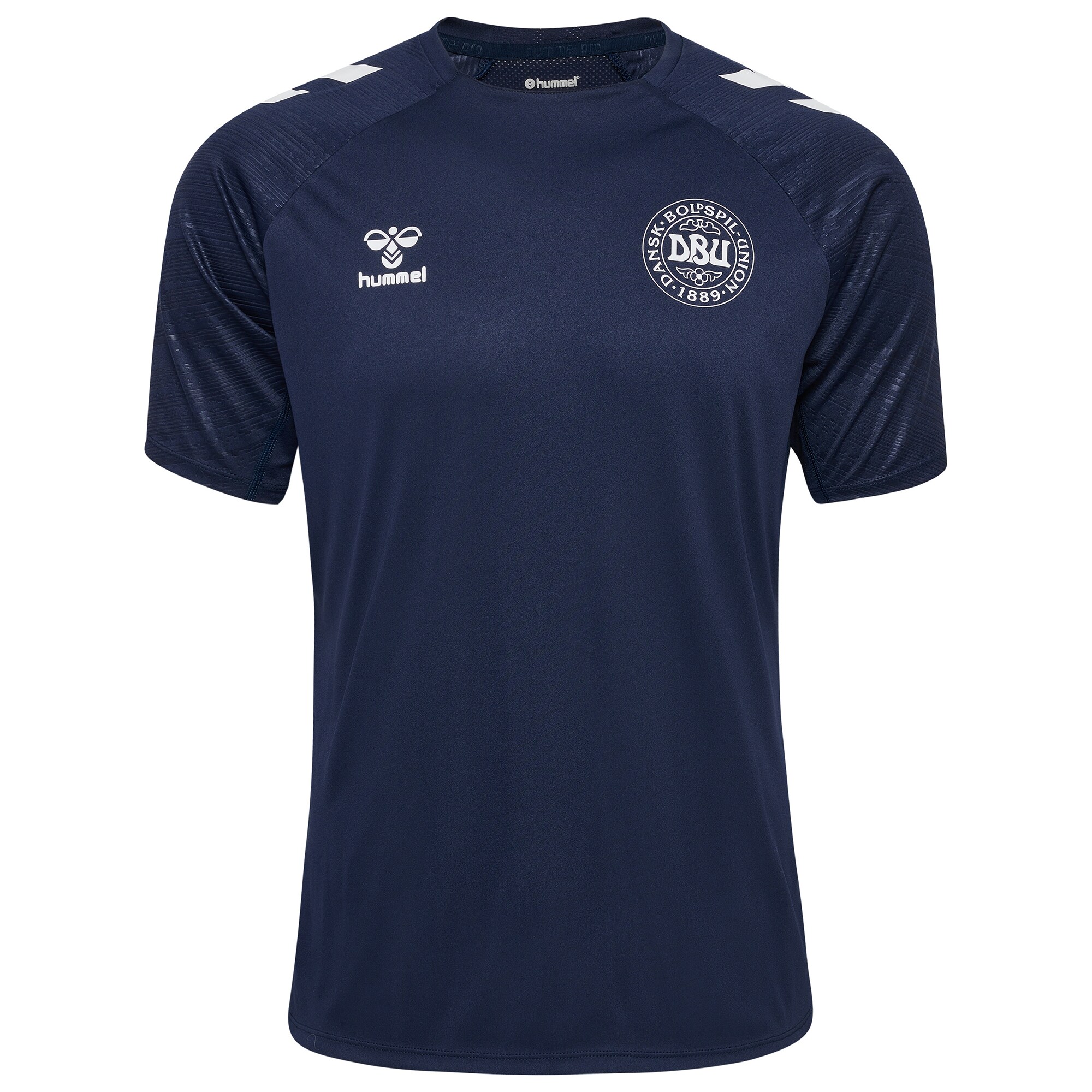 Shop denmark national team 2024 pro training jersey – navy – France Football Shirts & World Cup Jerseys