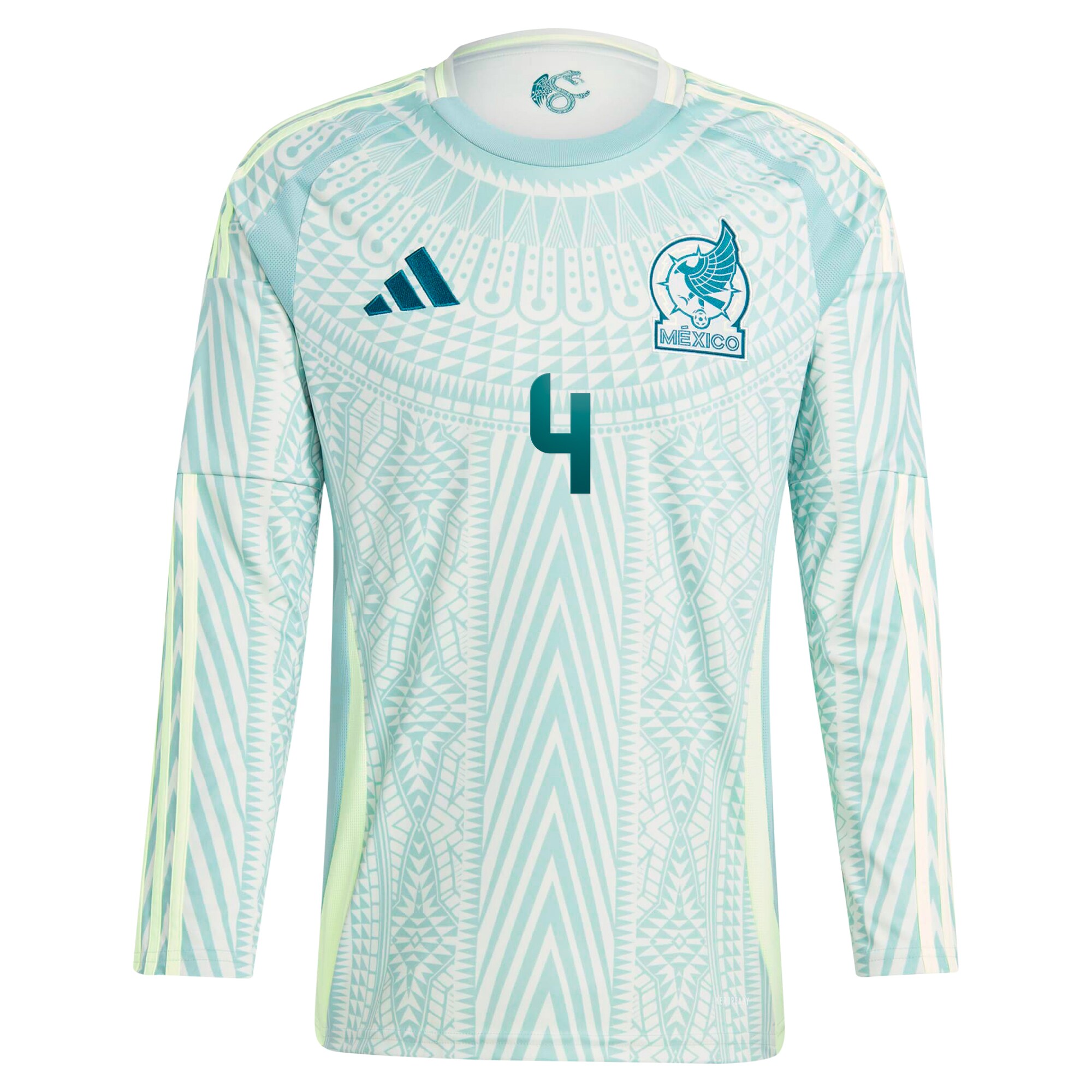 Shop edson alvarez mexico national team adidas 2024 away replica player long sleeve jersey – green – France Football Shirts & World Cup Jerseys