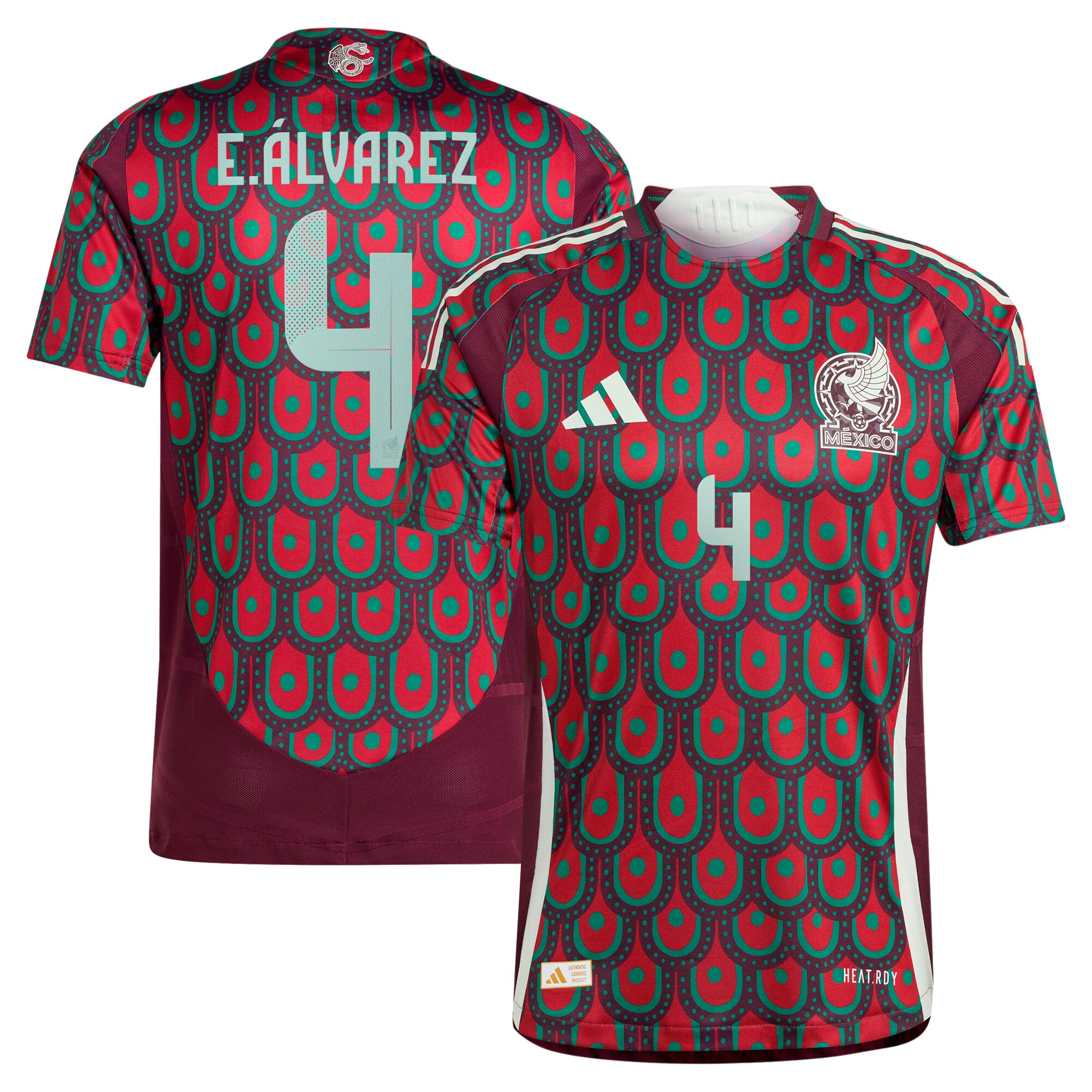 Shop edson alvarez mexico national team adidas 2024 home authentic player jersey – burgundy – France Football Shirts & World Cup Jerseys