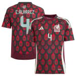 Shop edson alvarez mexico national team adidas youth 2024 home replica player jersey – burgundy – France Football Shirts & World Cup Jerseys