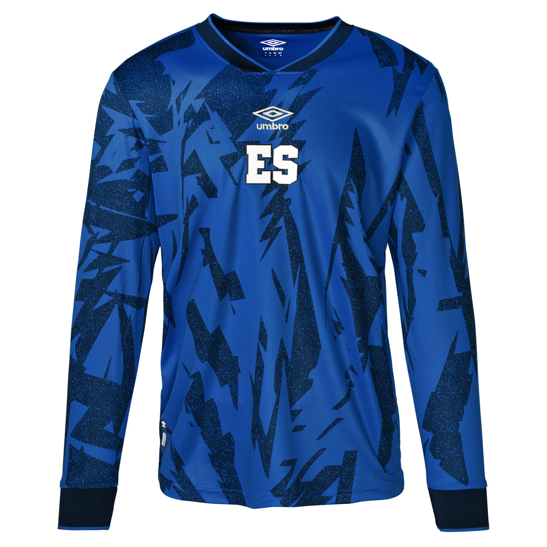 Shop el salvador national team umbro 2023 replica long sleeve jersey – blue – France Football Shirts & World Cup Jerseys