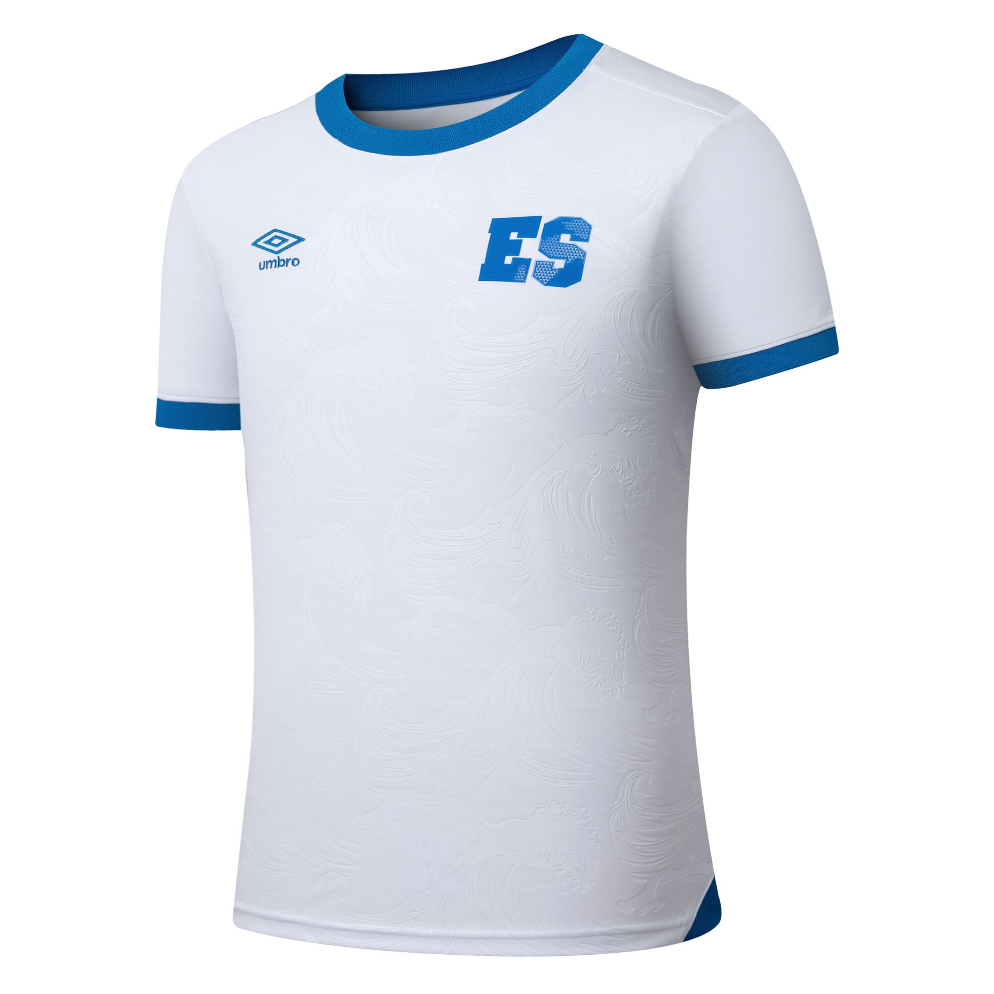 Shop el salvador national team umbro 2025 away replica jersey – white – France Football Shirts & World Cup Jerseys