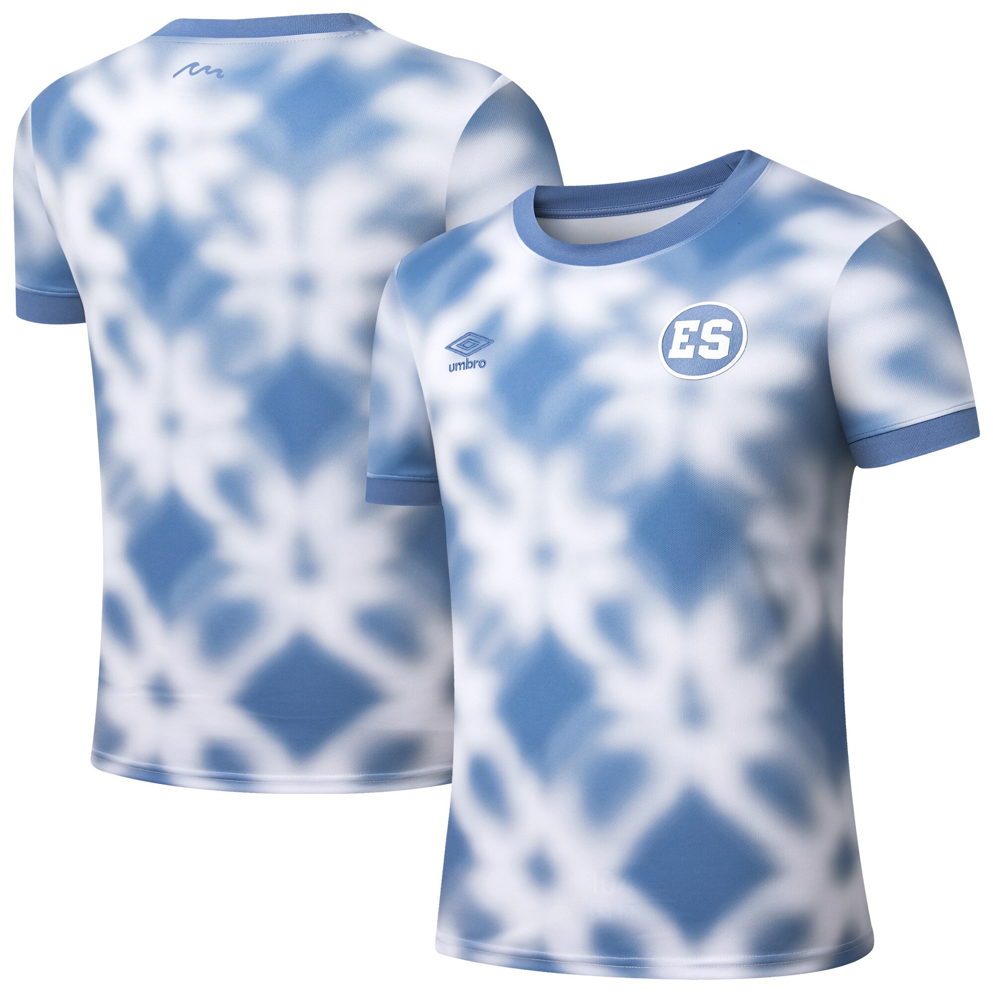 Shop el salvador national team umbro 2025 pre-match jersey – blue – France Football Shirts & World Cup Jerseys