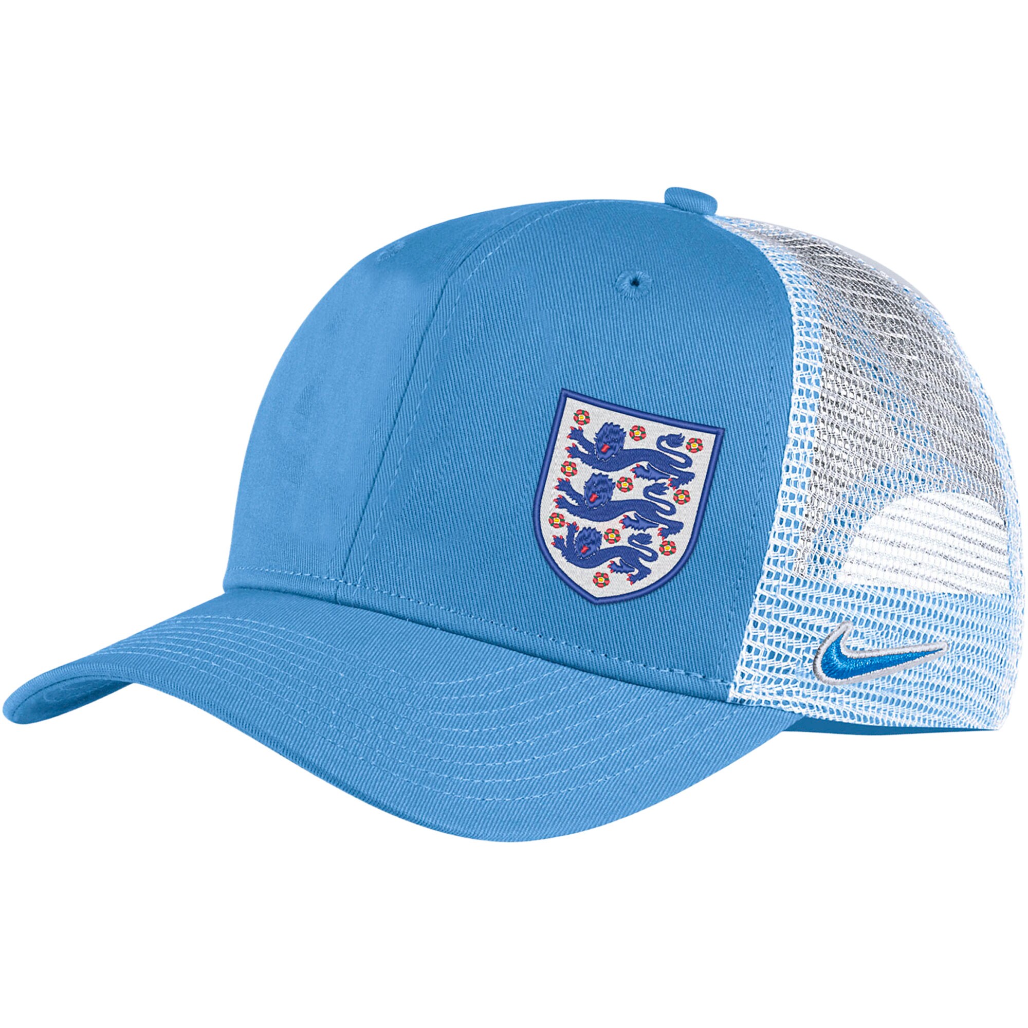 Shop england national team nike classic99 trucker snapback hat – blue – France Football Shirts & World Cup Jerseys