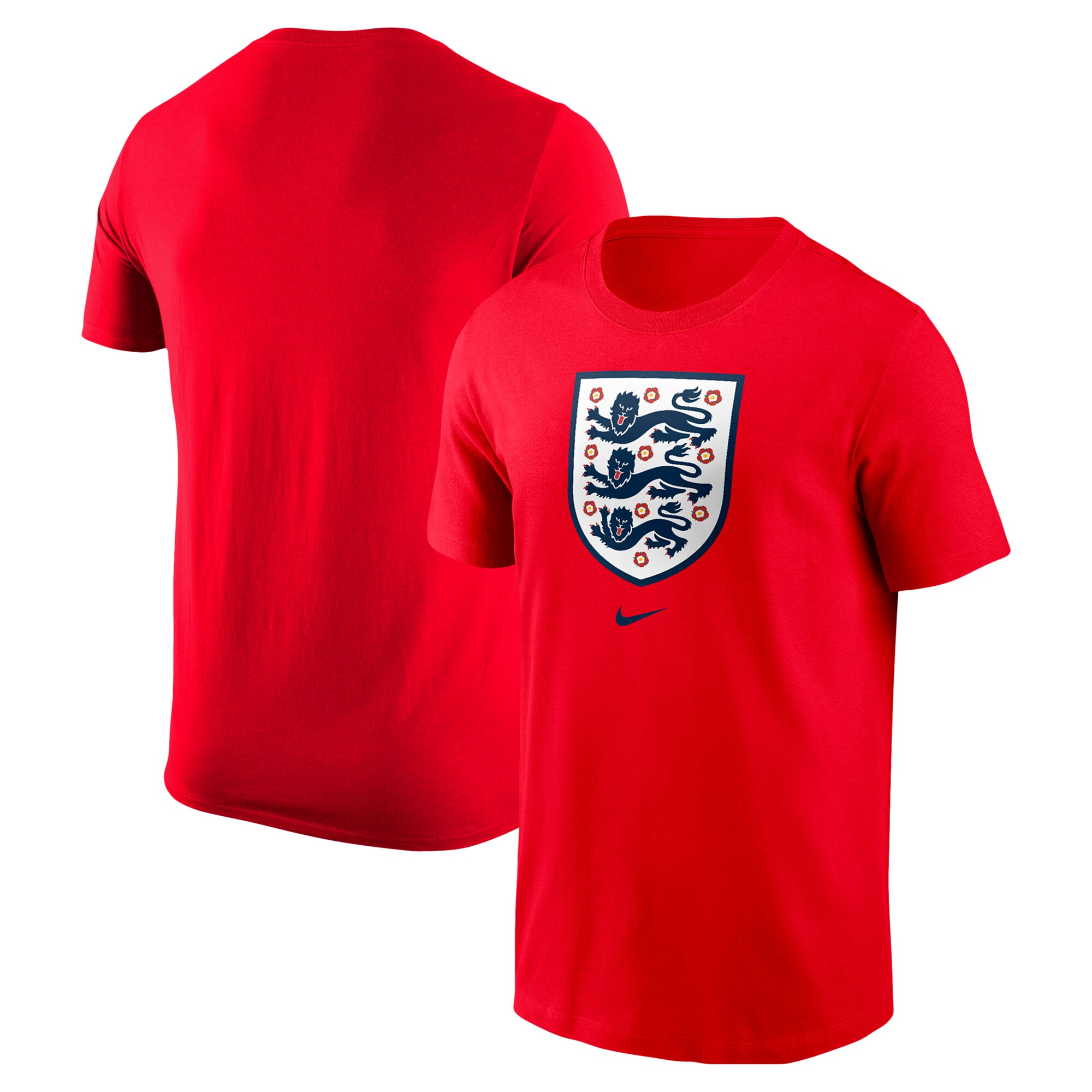 Shop england national team nike crest core t-shirt – red – France Football Shirts & World Cup Jerseys