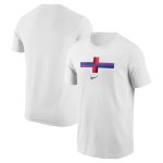 Shop england national team nike localized core cotton t-shirt – white – France Football Shirts & World Cup Jerseys