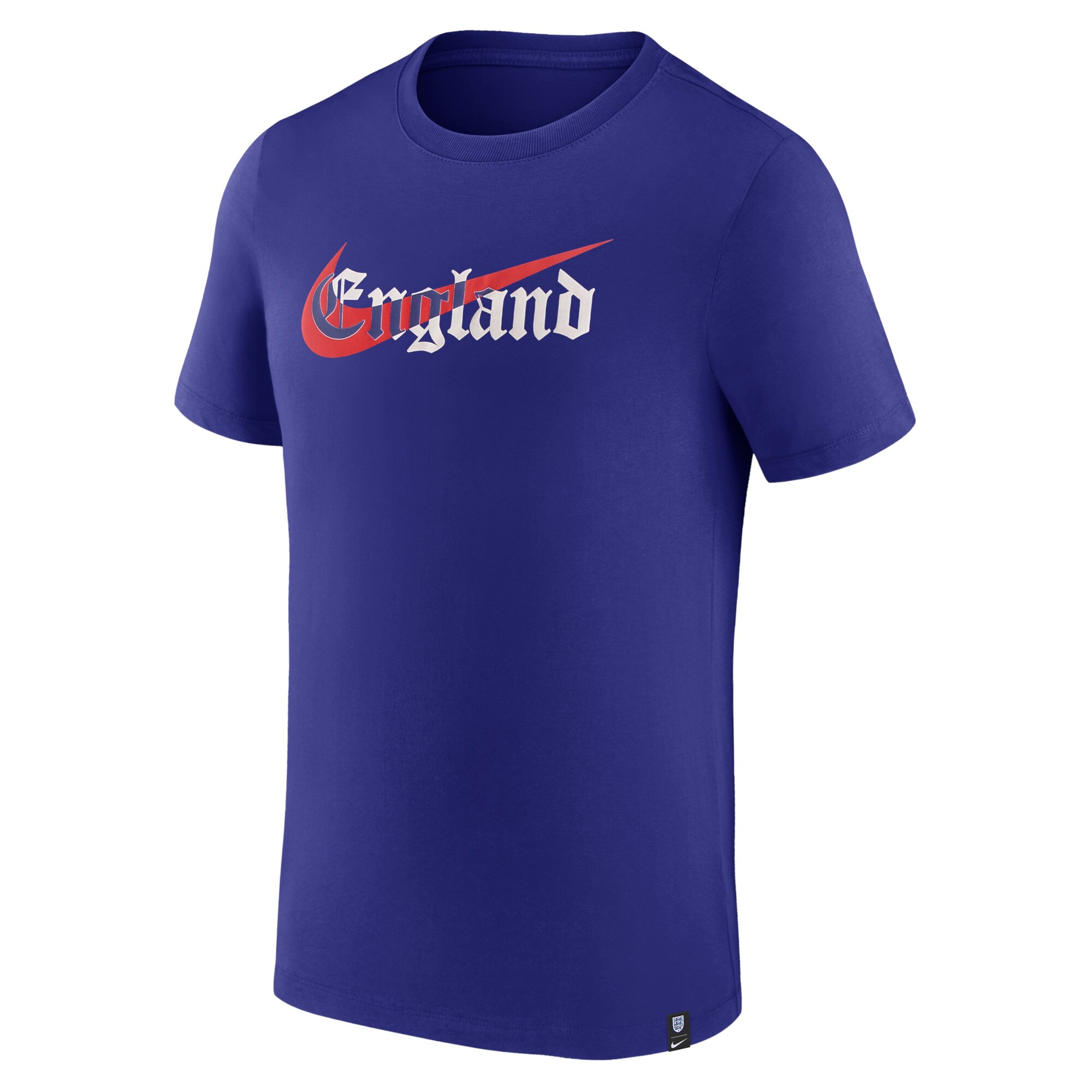 Shop england national team nike swoosh t-shirt blue – France Football Shirts & World Cup Jerseys
