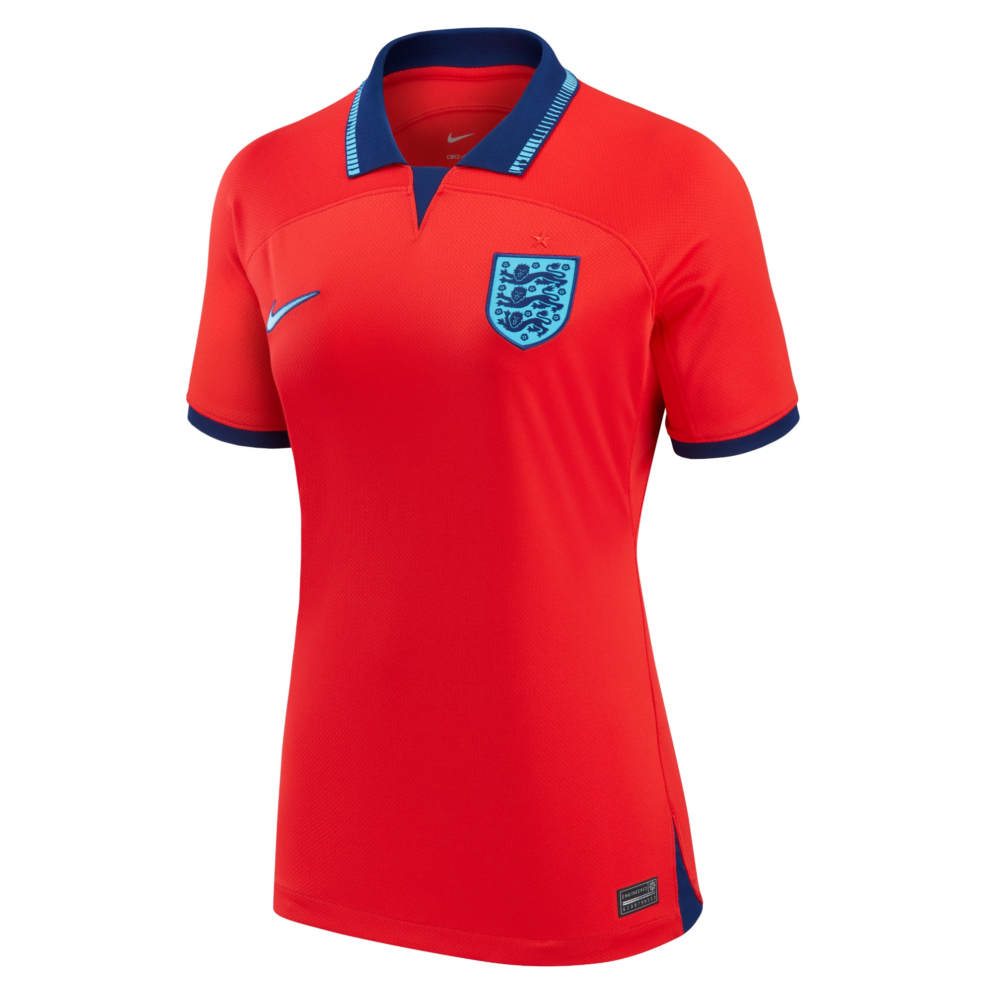 Shop england national team nike women8217s 202223 away breathe stadium replica blank jersey – red – France Football Shirts & World Cup Jerseys