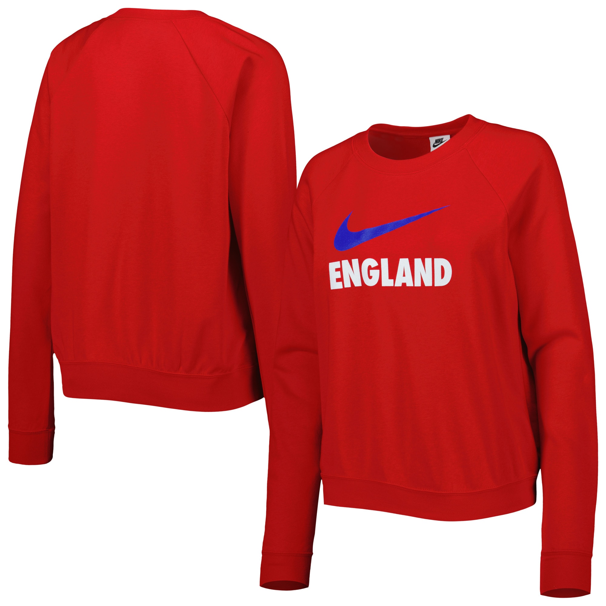 Shop england national team nike women8217s lockup varsity tri-blend raglan pullover sweatshirt – red – France Football Shirts & World Cup Jerseys
