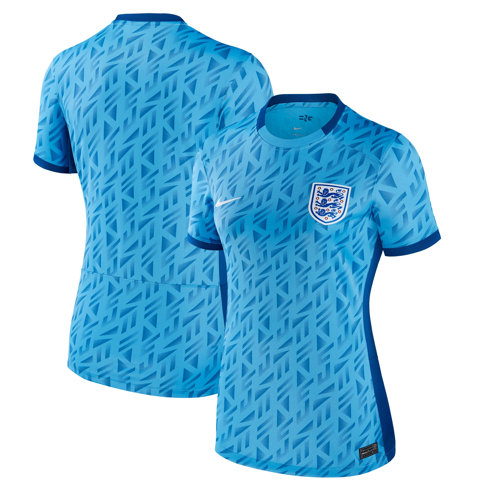 Shop england women8217s national team nike women8217s 2023 away stadium replica jersey light blue – France Football Shirts & World Cup Jerseys