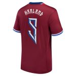 Shop erling haaland norway national team nike 2024 home replica jersey – red – France Football Shirts & World Cup Jerseys