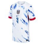 Shop erling haaland norway national team nike youth 2024 away replica jersey – white – France Football Shirts & World Cup Jerseys