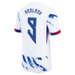 Shop erling haaland norway national team nike youth 2024 away replica jersey – white – France Football Shirts & World Cup Jerseys