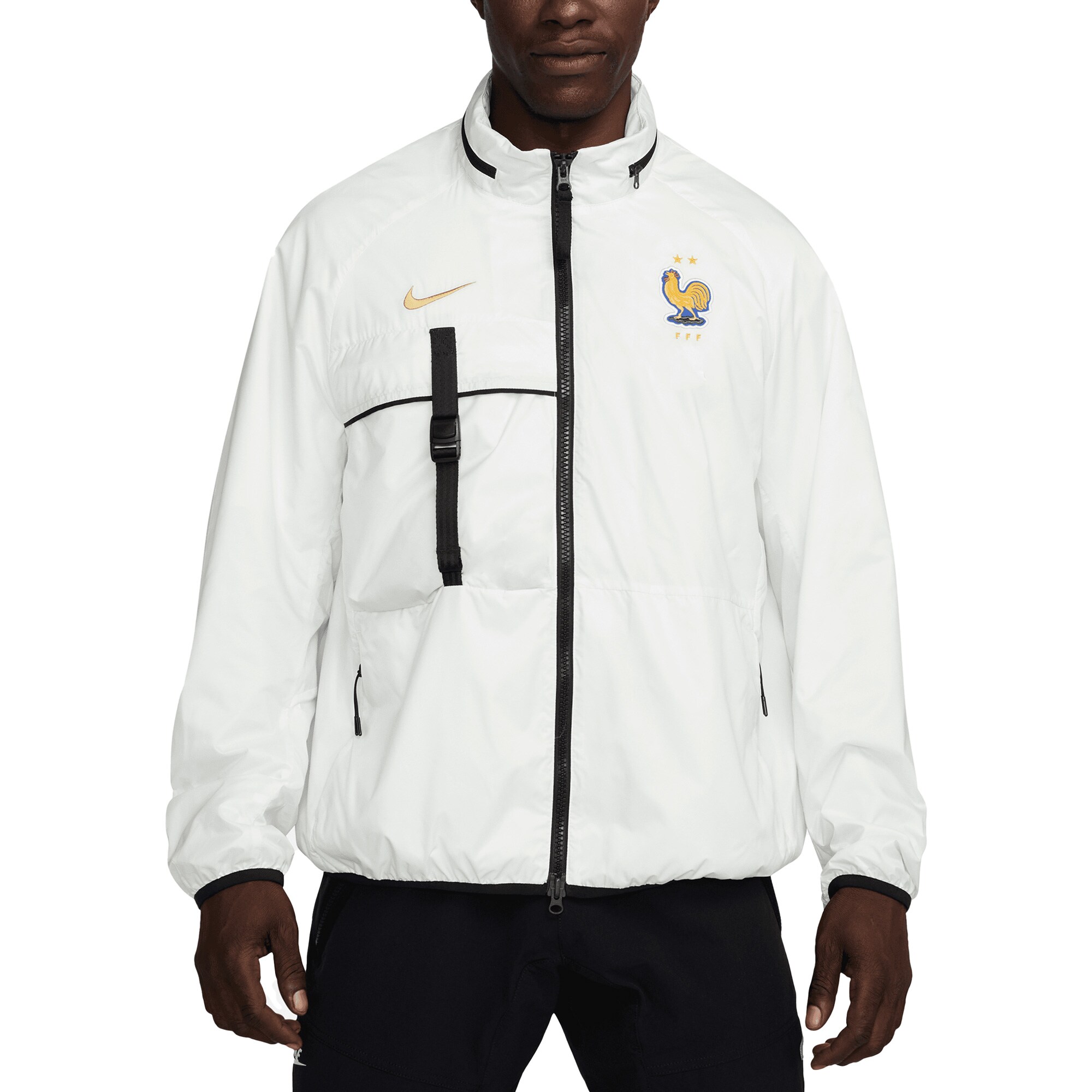 Shop france national team nike 2024 halo anthem full-zip jacket – white – France Football Shirts & World Cup Jerseys