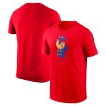 Shop france national team nike crest core t-shirt – red – France Football Shirts & World Cup Jerseys