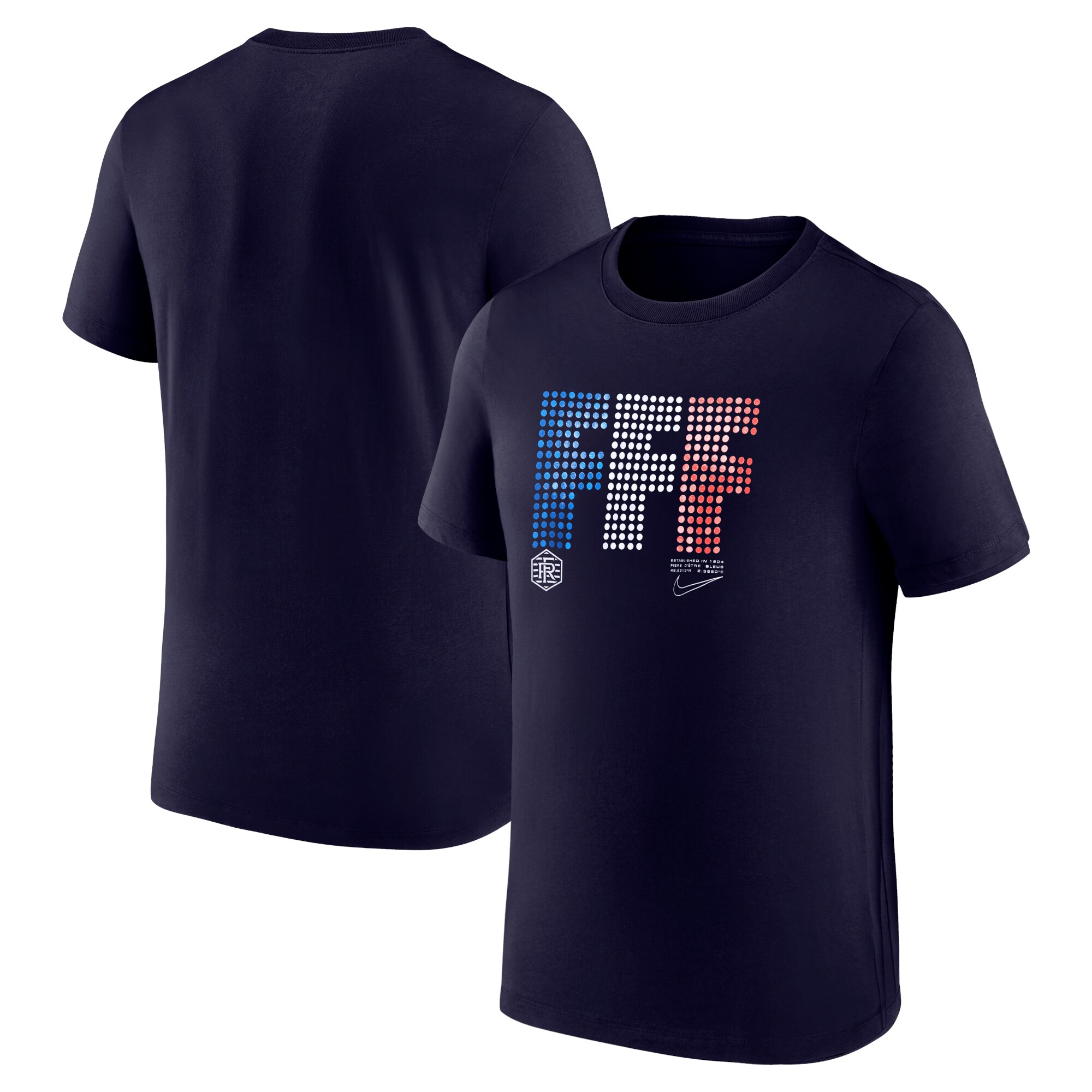 Shop france national team nike lights t-shirt – navy – France Football Shirts & World Cup Jerseys