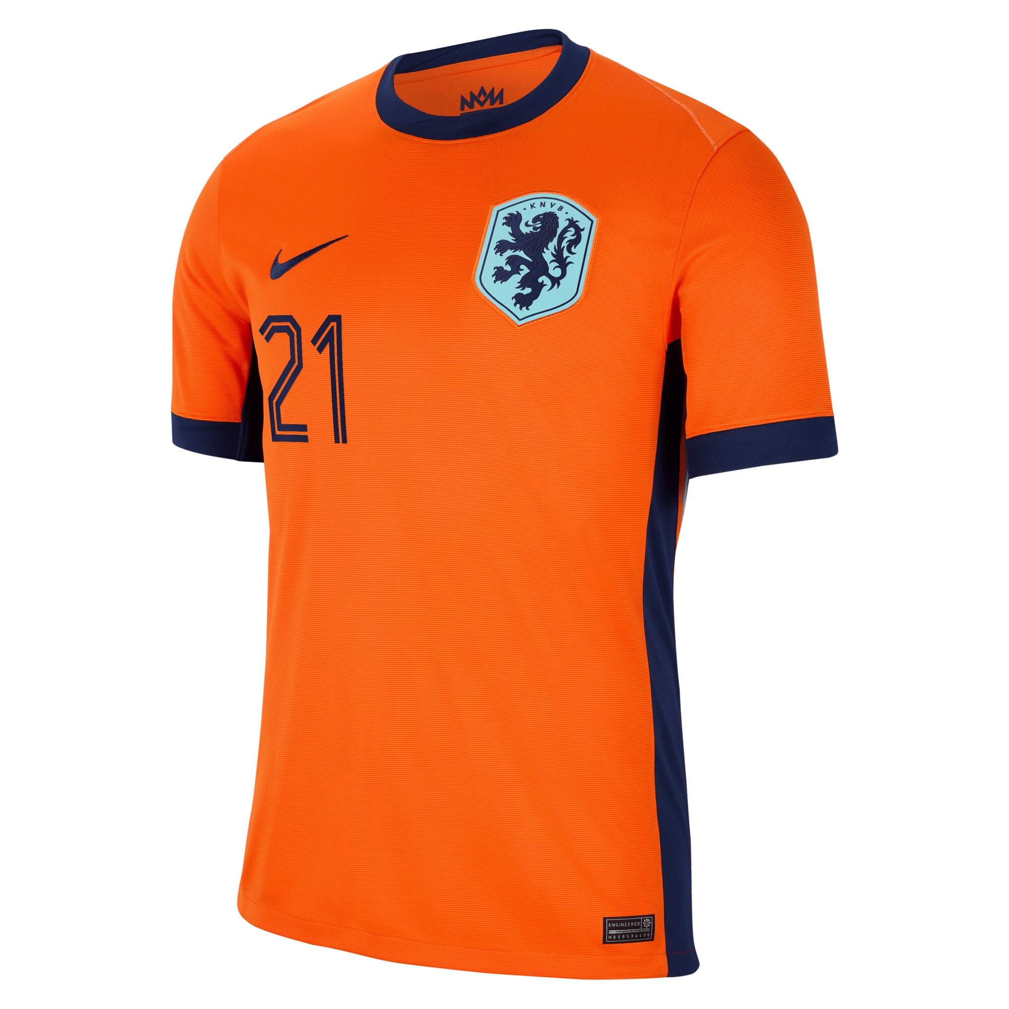 Shop frenkie de jong netherlands national team nike 2024 home replica jersey – orange – France Football Shirts & World Cup Jerseys