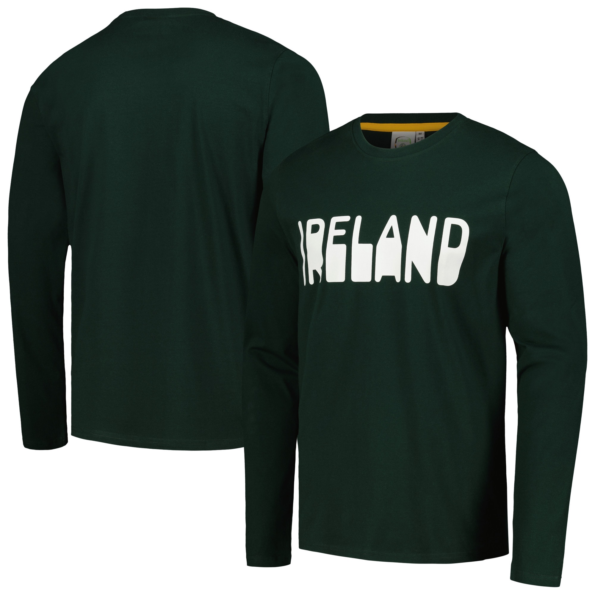 Shop ireland national team heavy long sleeve t-shirt – green – France Football Shirts & World Cup Jerseys